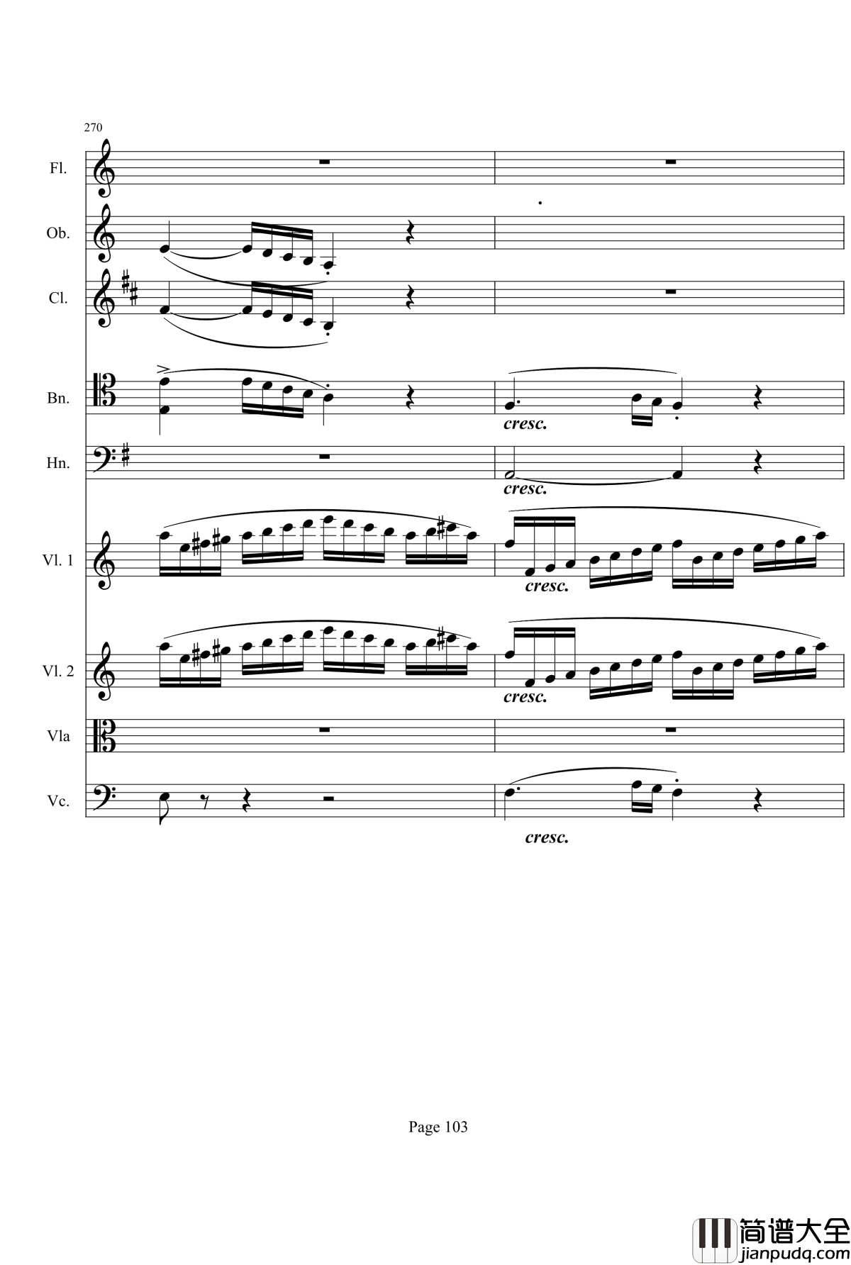 奏鸣曲之交响钢琴谱_第21_Ⅰ_贝多芬_beethoven