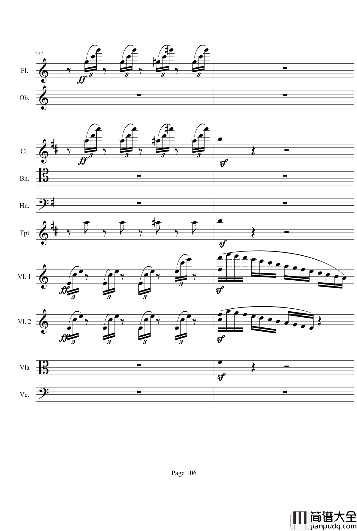 奏鸣曲之交响钢琴谱_第21_Ⅰ_贝多芬_beethoven