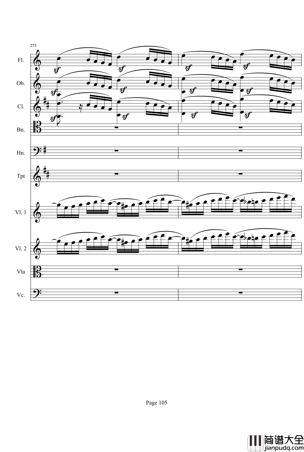 奏鸣曲之交响钢琴谱_第21_Ⅰ_贝多芬_beethoven