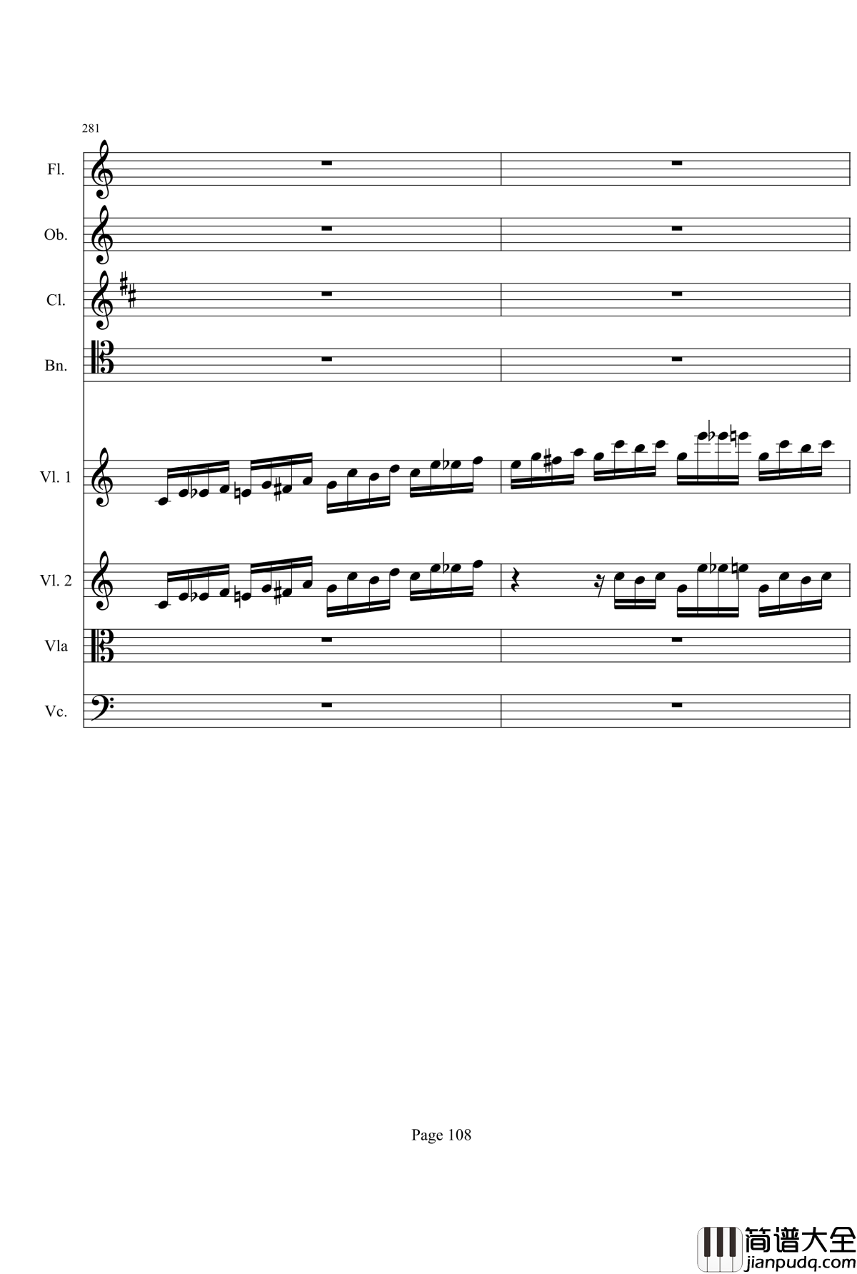 奏鸣曲之交响钢琴谱_第21_Ⅰ_贝多芬_beethoven