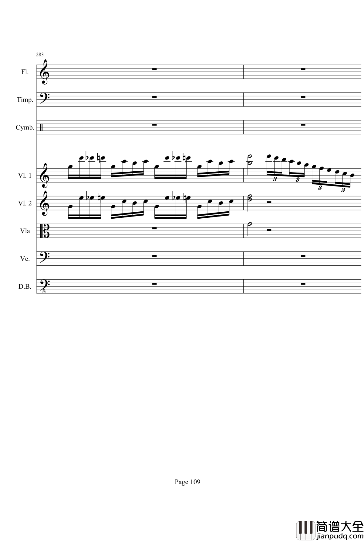 奏鸣曲之交响钢琴谱_第21_Ⅰ_贝多芬_beethoven