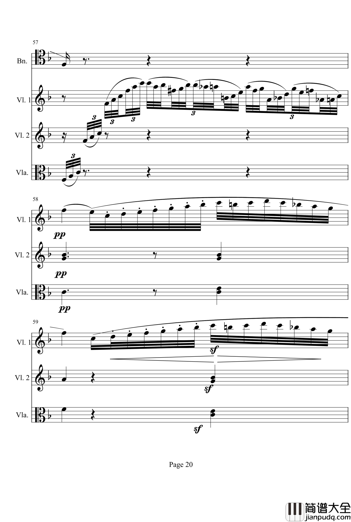 奏鸣曲之交响钢琴谱_第1首_Ⅱ_贝多芬_beethoven