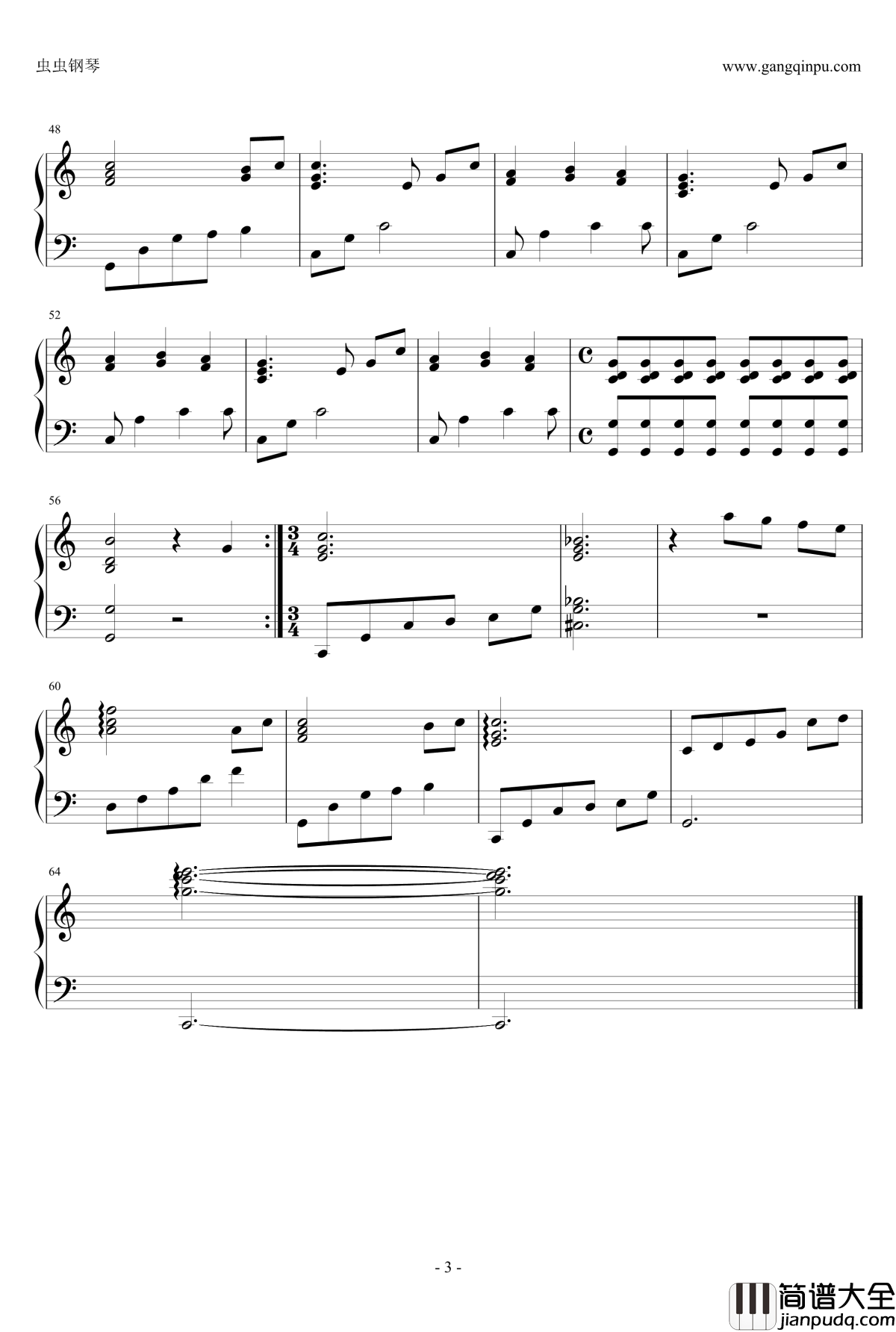 Pearl_White_Story钢琴谱_好想告诉你