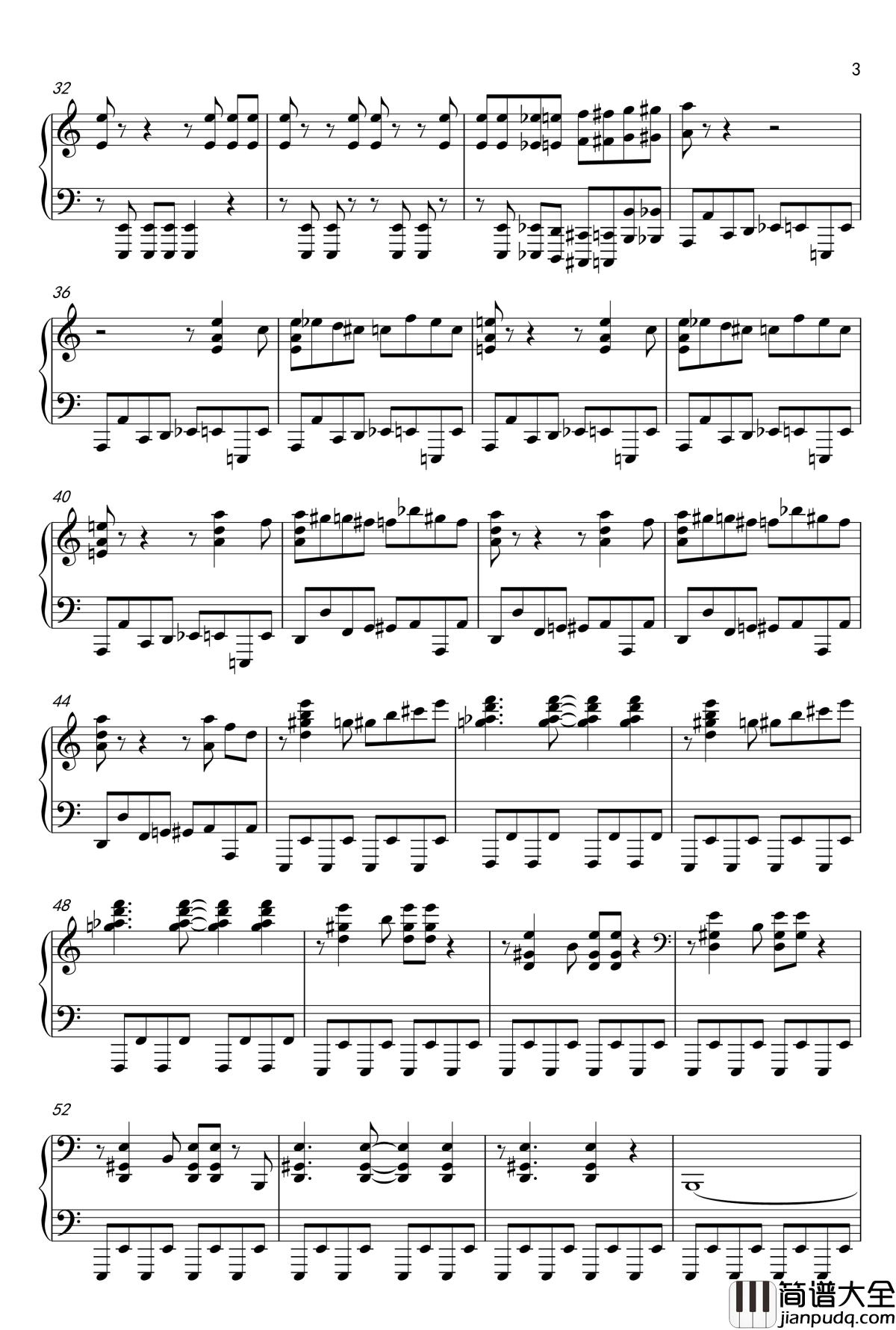 布吉乌吉野蜂飞舞钢琴谱爵士版__里姆斯基_柯萨科夫