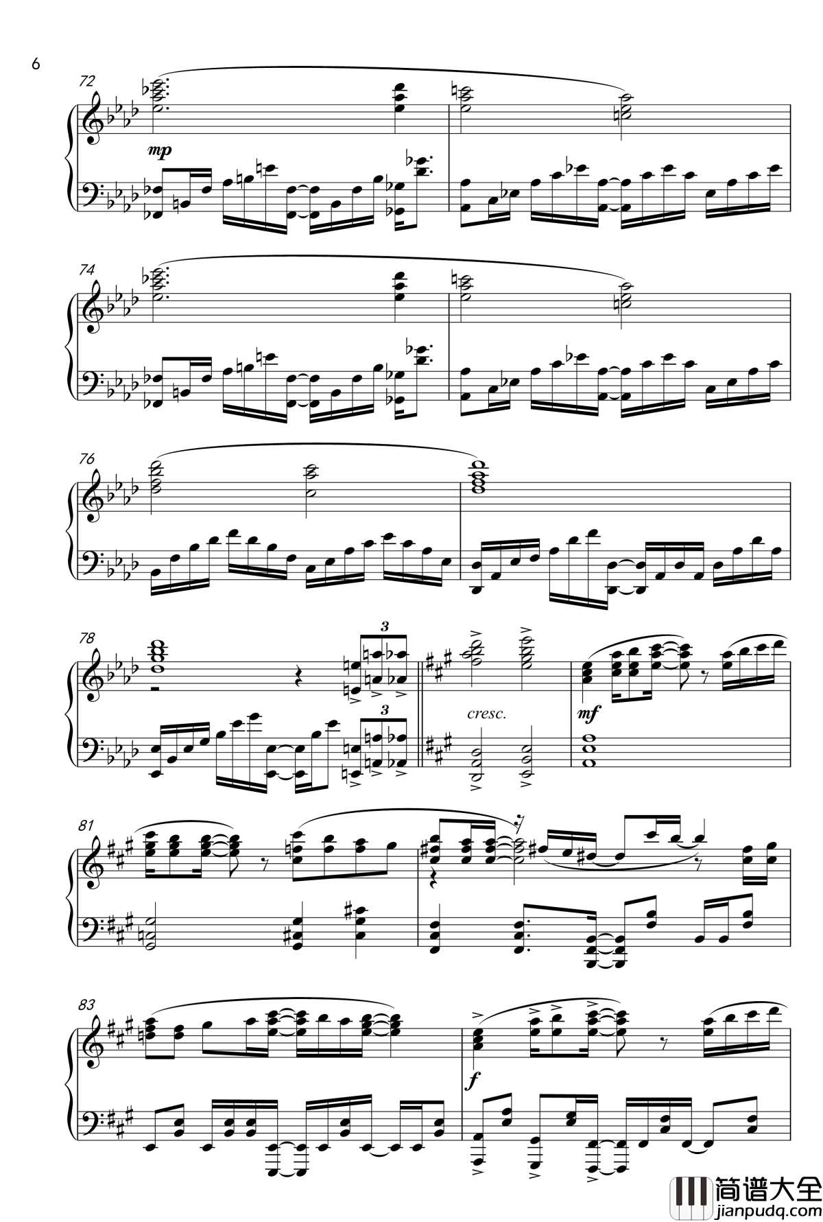 僕たちはひとつの光_钢琴谱_剧场版_Piano_Arange_Ver.Lovelive!