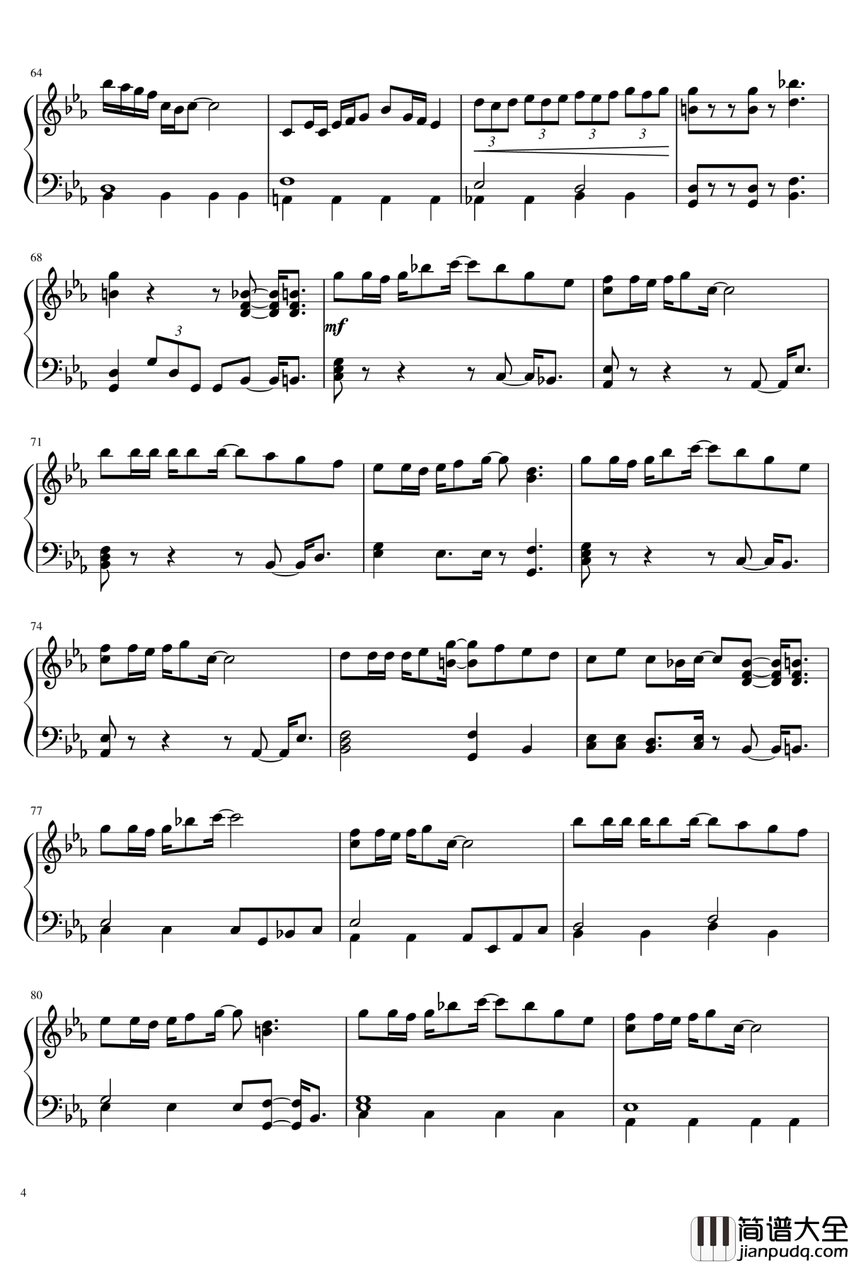 フライングゲット钢琴谱_Flying_Get_AKB48