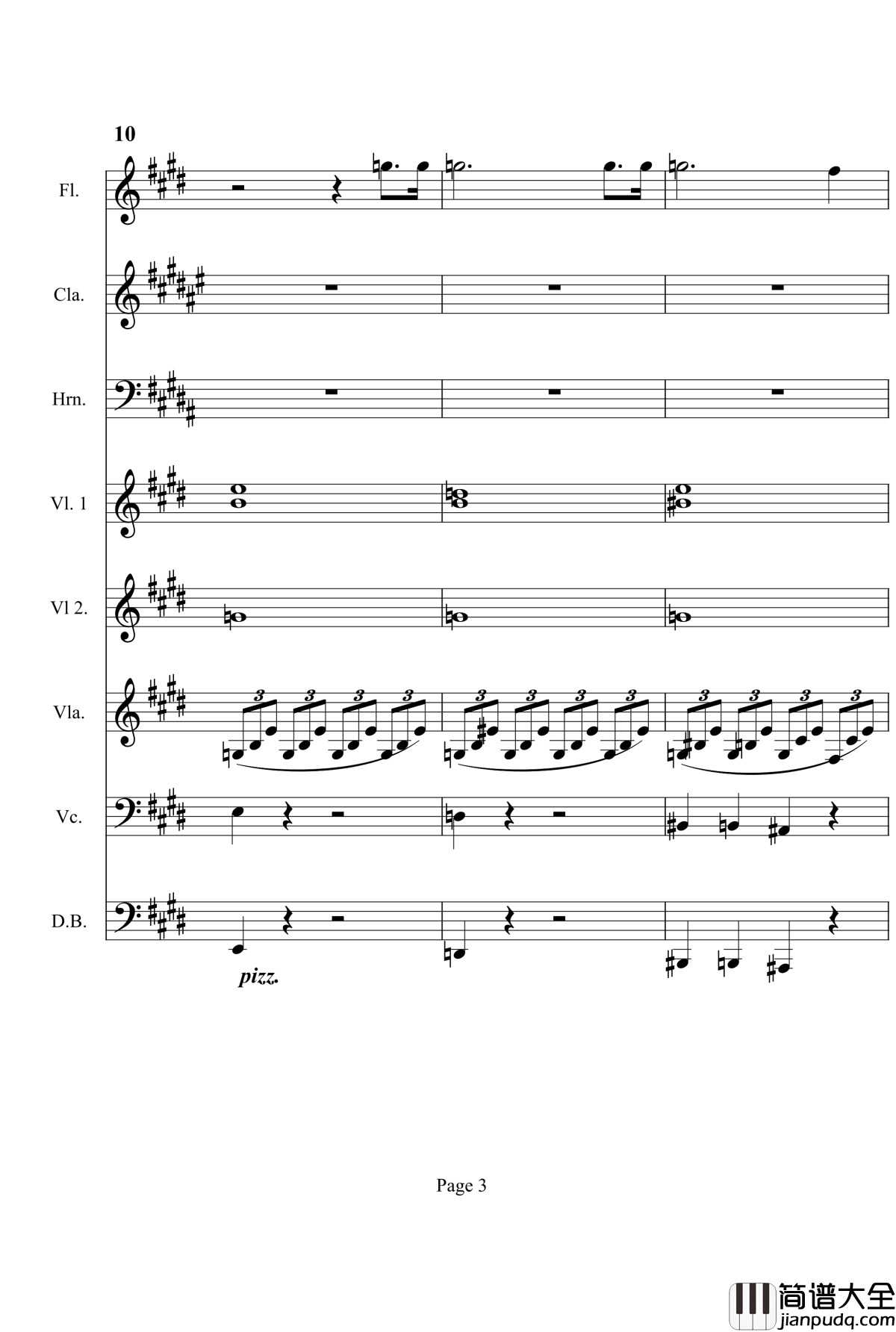 奏鸣曲之交响钢琴谱_第14首_Ⅰ_贝多芬_beethoven