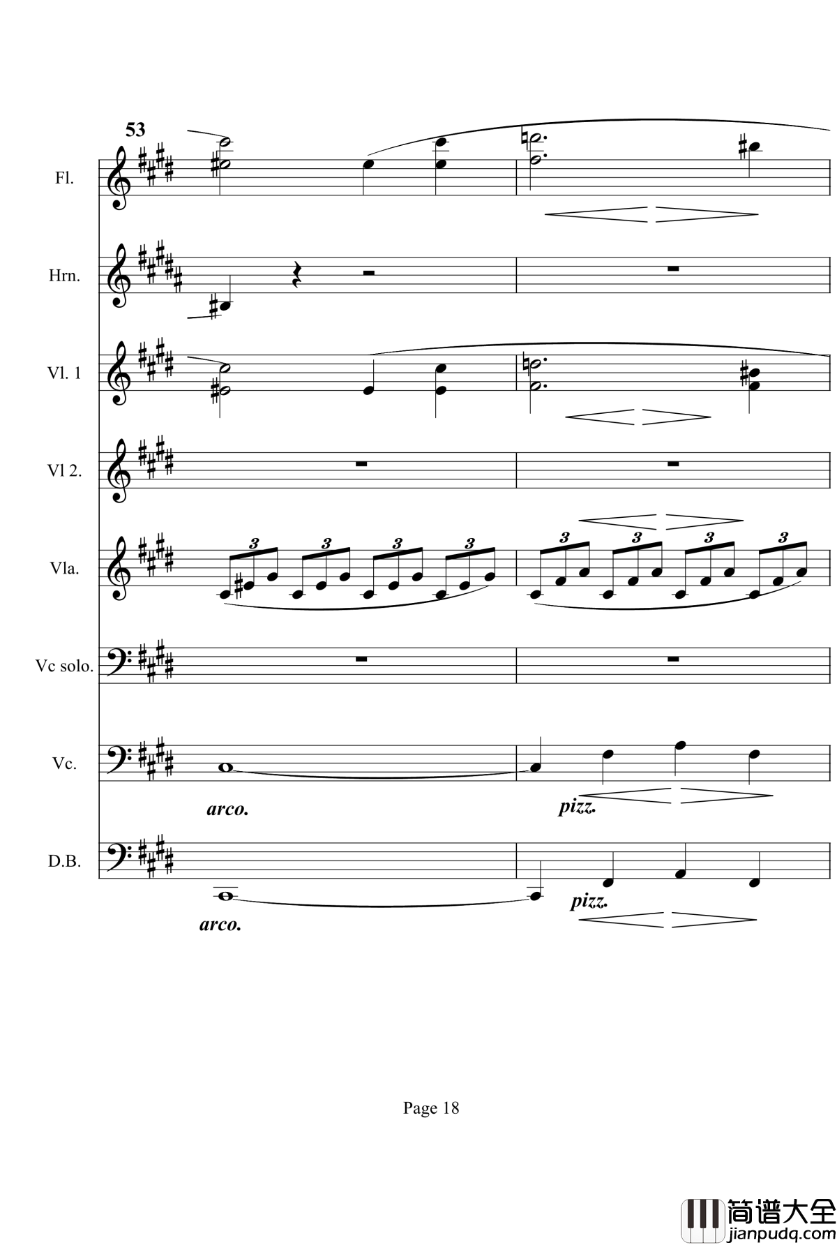 奏鸣曲之交响钢琴谱_第14首_Ⅰ_贝多芬_beethoven