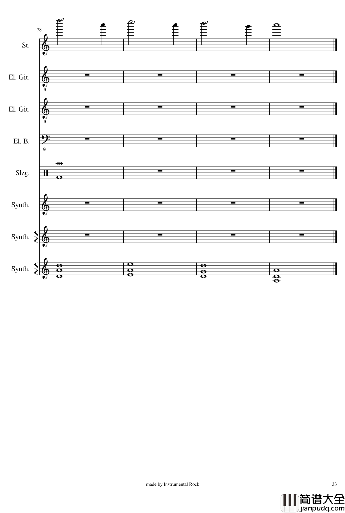 Engel_by_Rammstein钢琴谱__德国战车_Rammstein