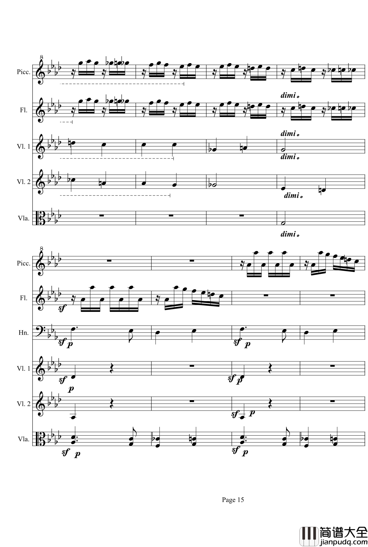 奏鸣曲之交响第23首Ⅲ钢琴谱__贝多芬_beethoven