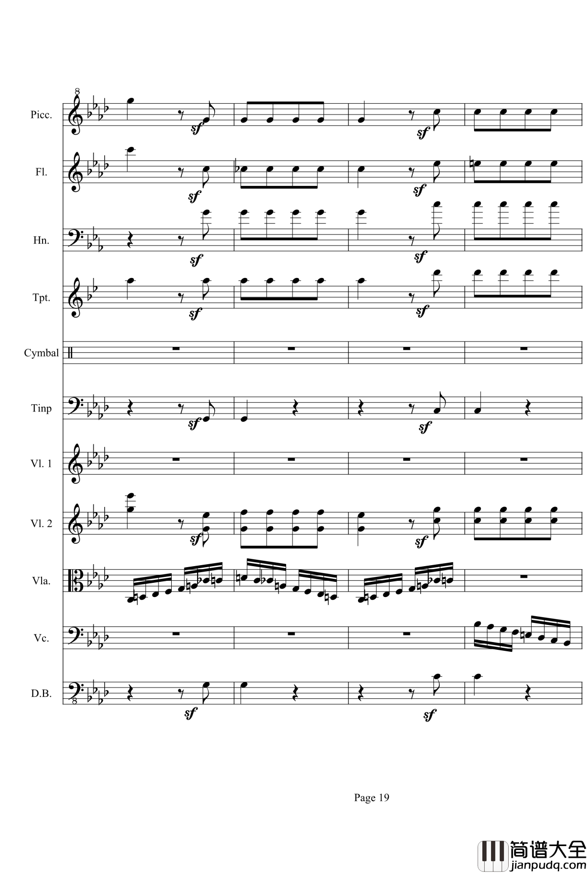 奏鸣曲之交响第23首Ⅲ钢琴谱__贝多芬_beethoven