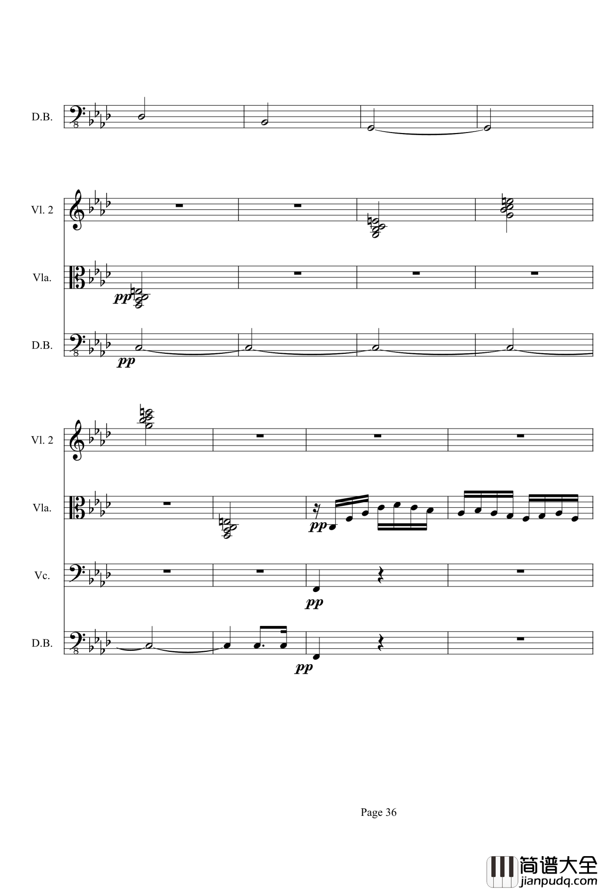 奏鸣曲之交响第23首Ⅲ钢琴谱__贝多芬_beethoven