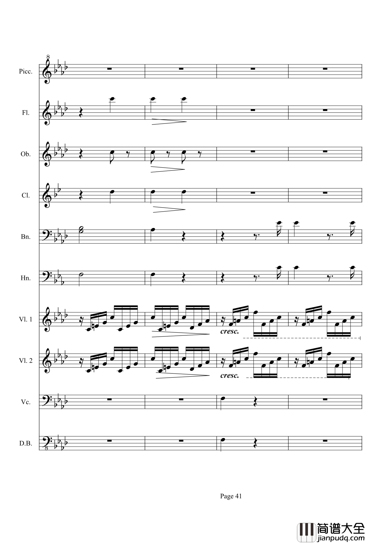 奏鸣曲之交响第23首Ⅲ钢琴谱__贝多芬_beethoven