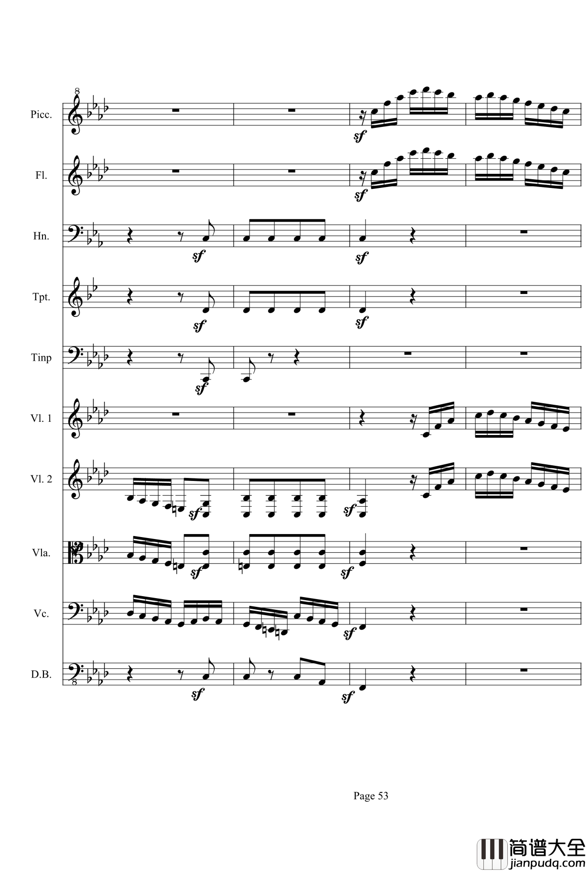 奏鸣曲之交响第23首Ⅲ钢琴谱__贝多芬_beethoven