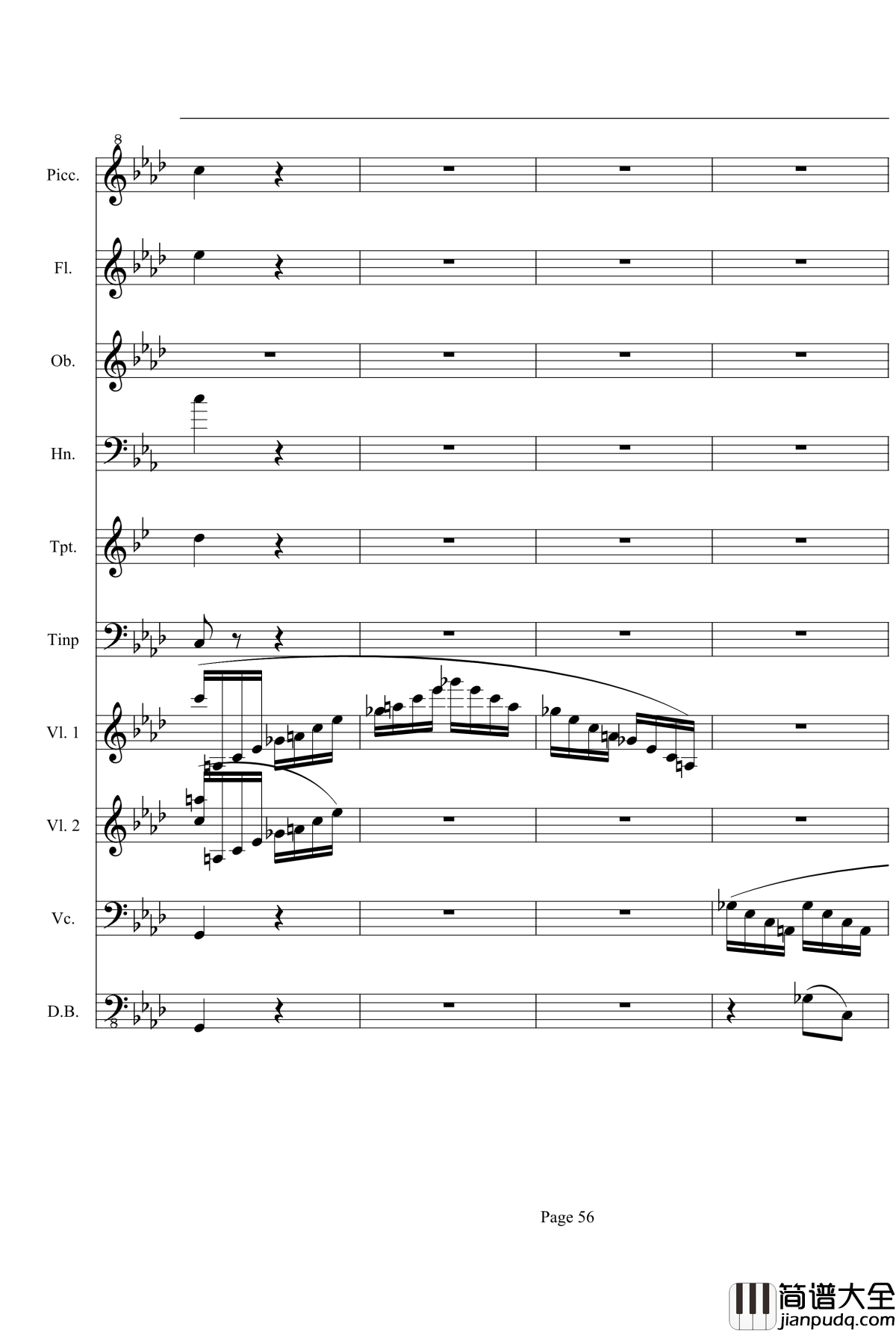 奏鸣曲之交响第23首Ⅲ钢琴谱__贝多芬_beethoven