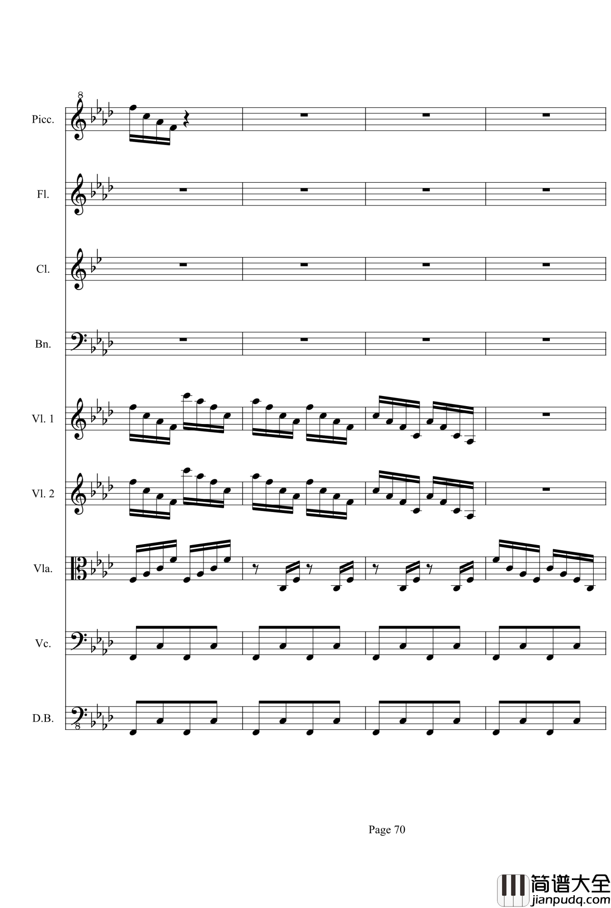 奏鸣曲之交响第23首Ⅲ钢琴谱__贝多芬_beethoven