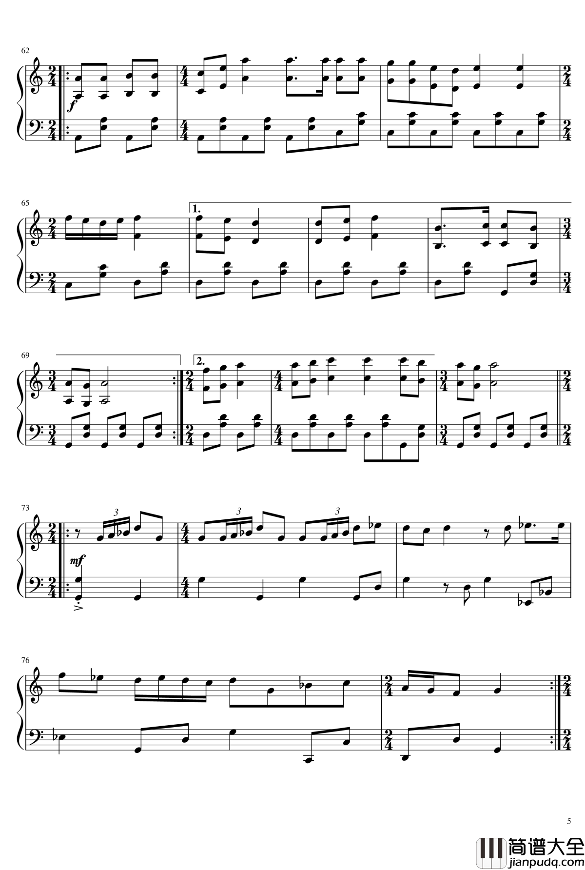 Moondance钢琴谱_Nightwish_夜愿