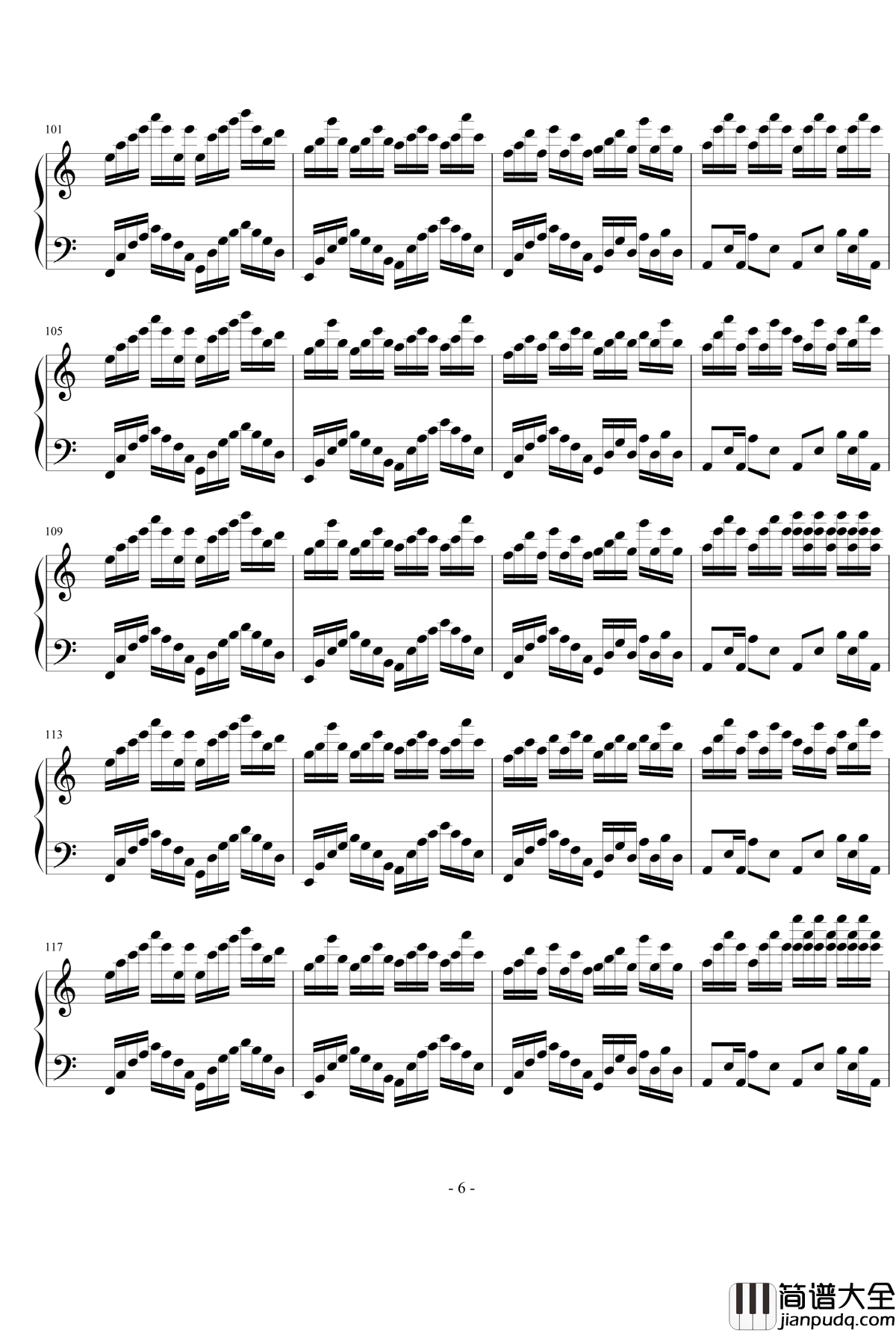 空想幻灭钢琴谱_阳光yg