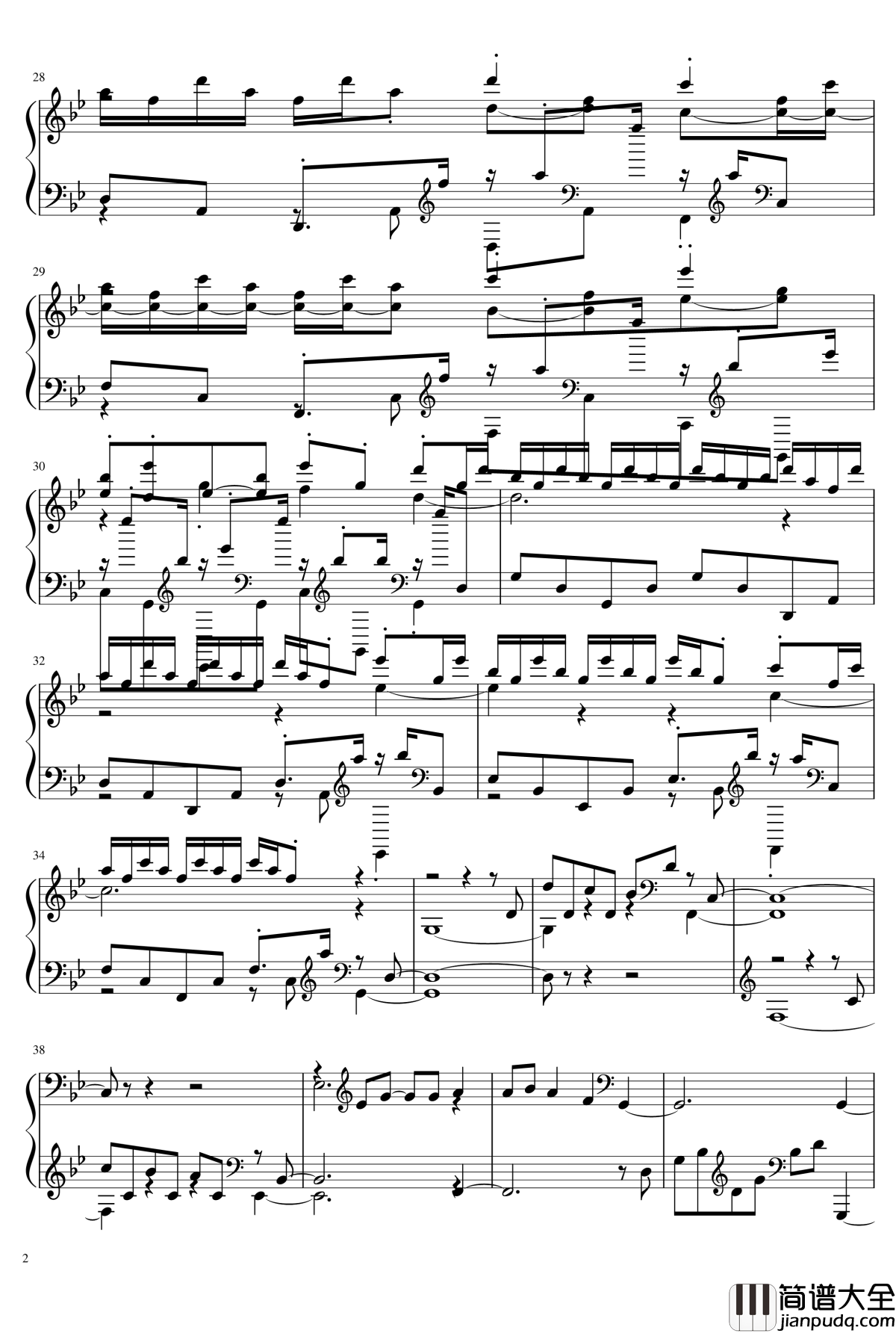 While_Your_Lips_Are_Still_Red钢琴谱_Nightwish_夜愿