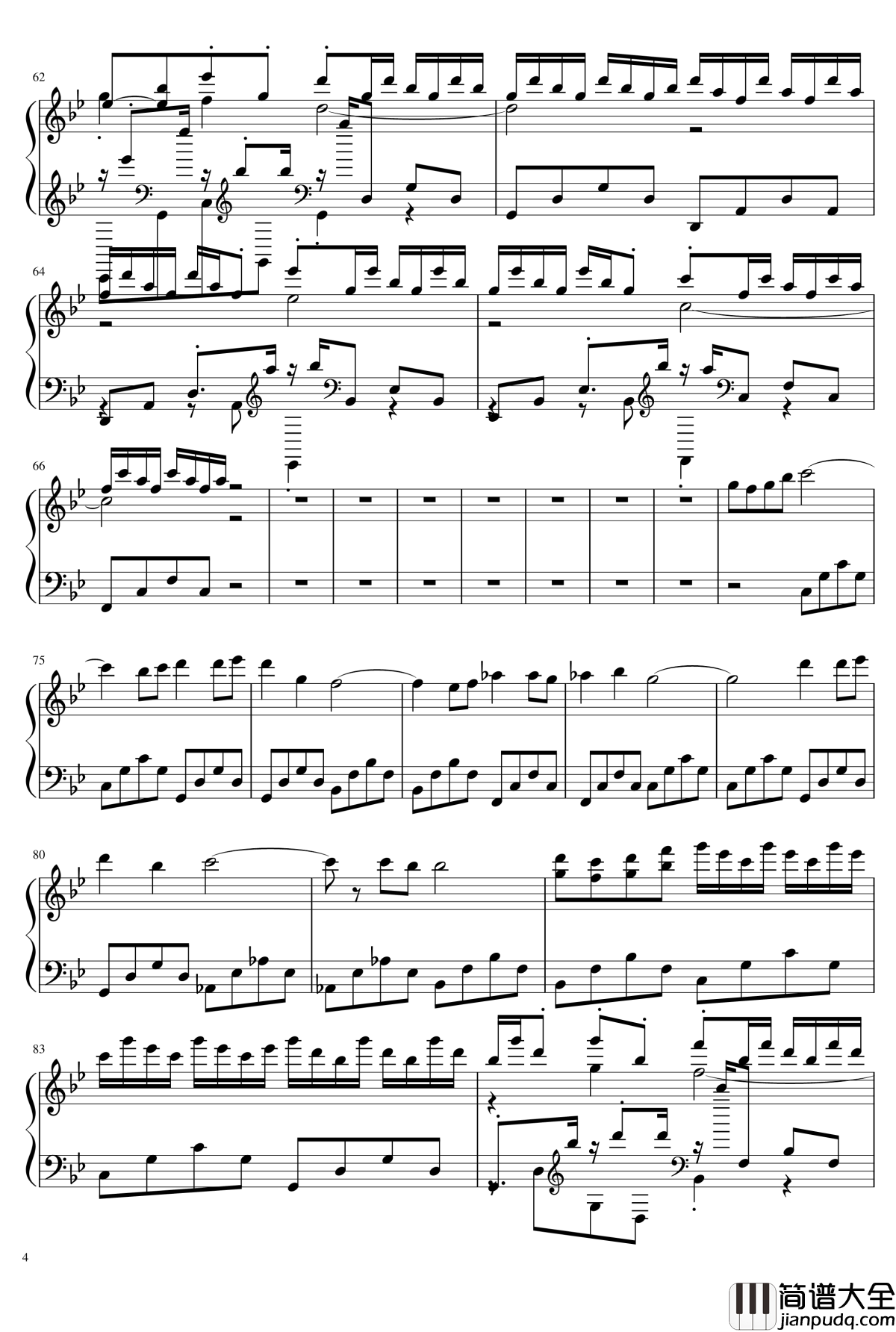 While_Your_Lips_Are_Still_Red钢琴谱_Nightwish_夜愿