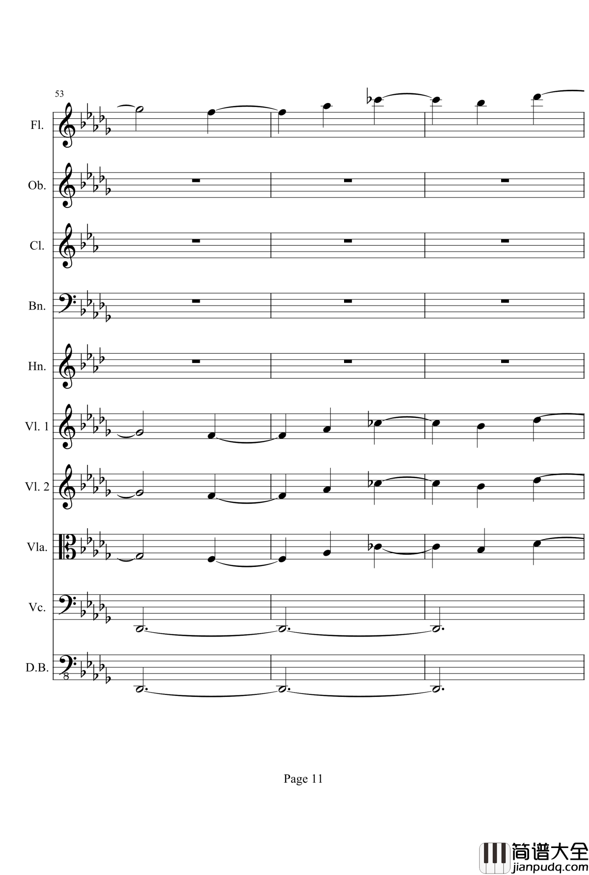 奏鸣曲之交响钢琴谱_第14首_Ⅱ_贝多芬_beethoven