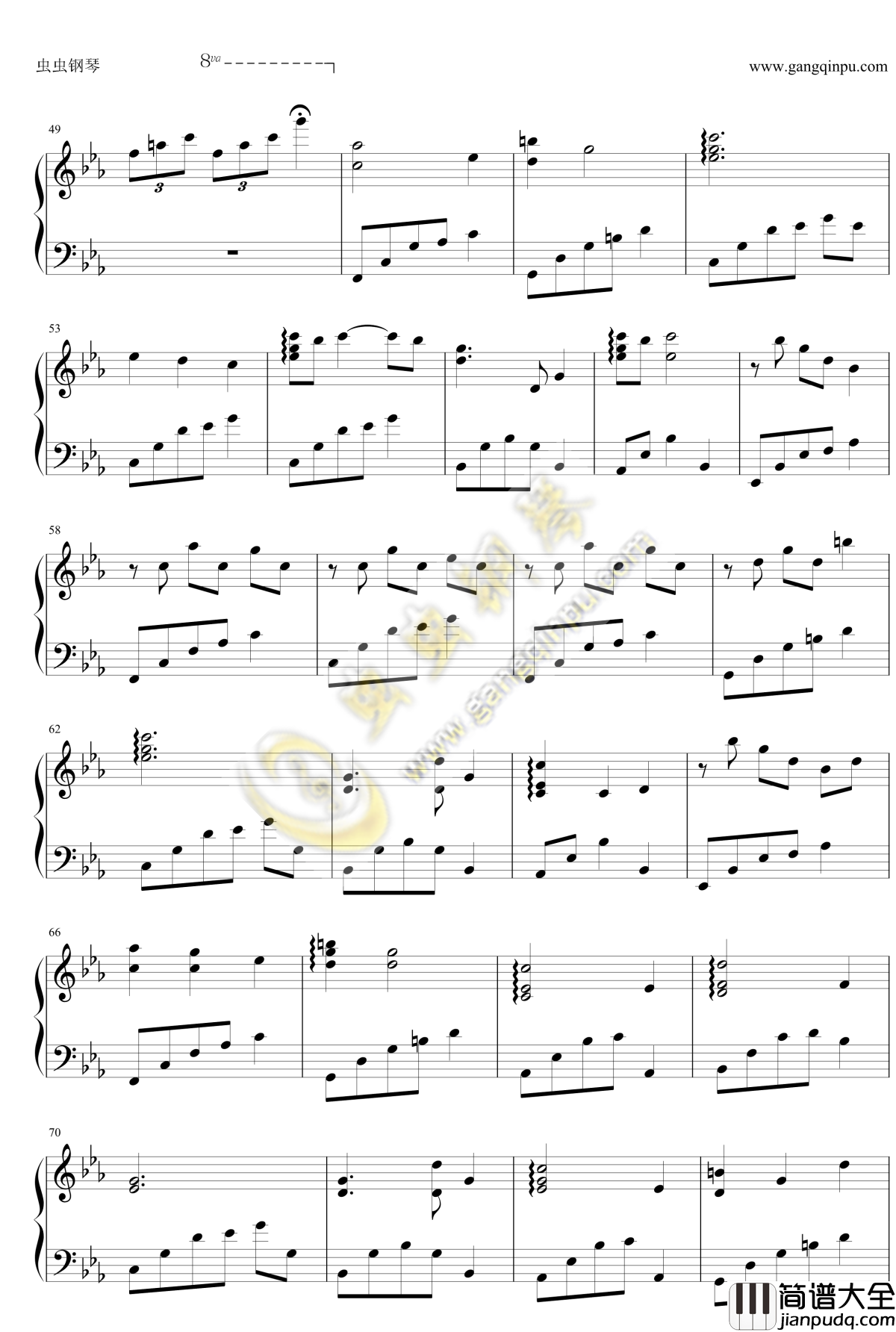 带我去你的城市钢琴谱_石进