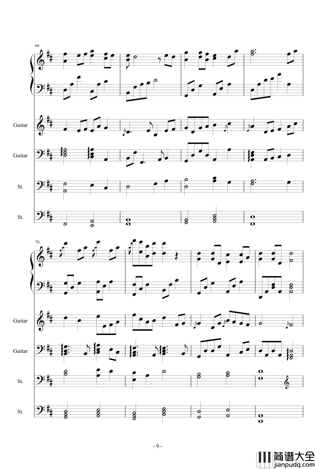 Leaves_ripples钢琴谱_Dollman