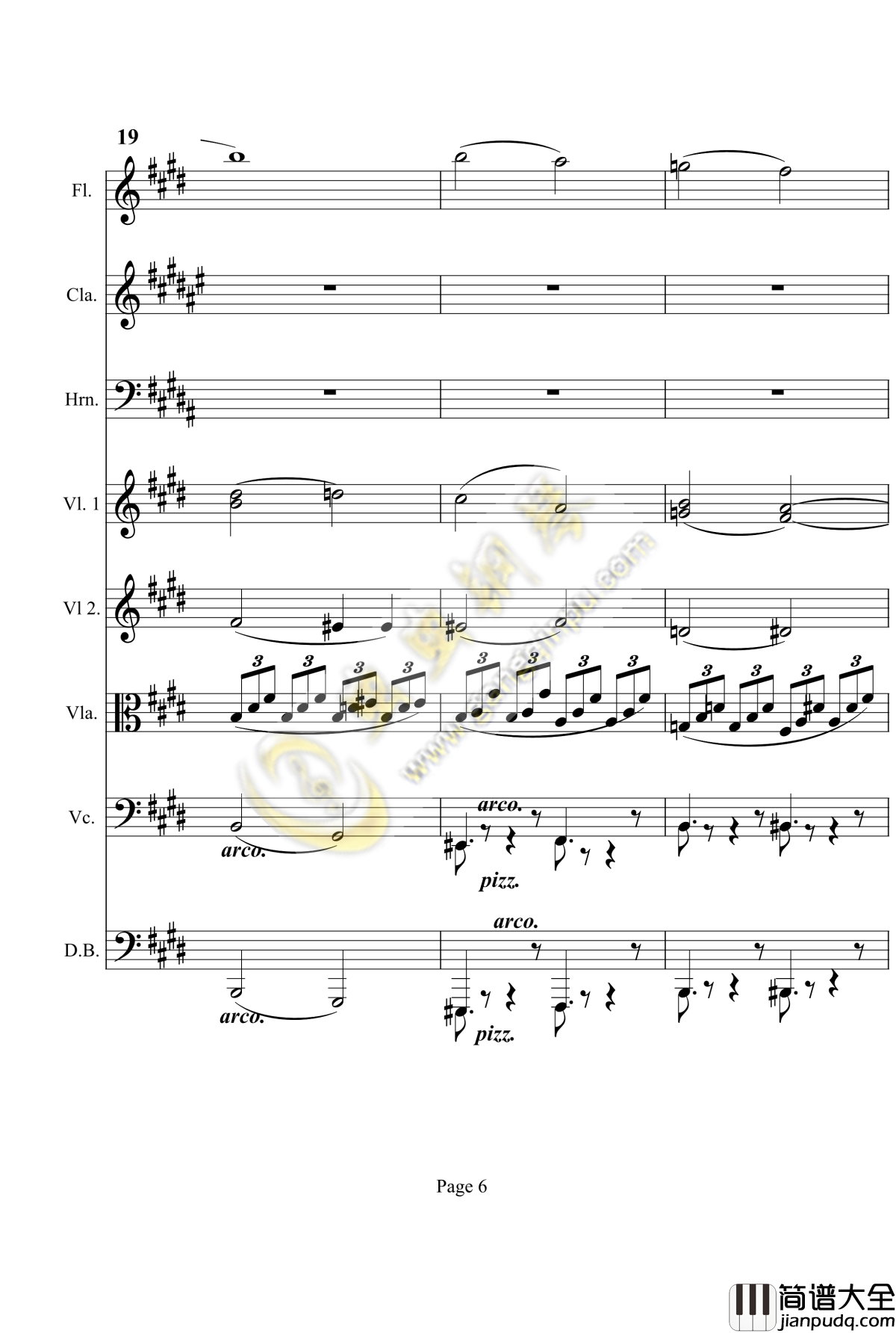 奏鸣曲之交响第14首钢琴谱_贝多芬_beethoven