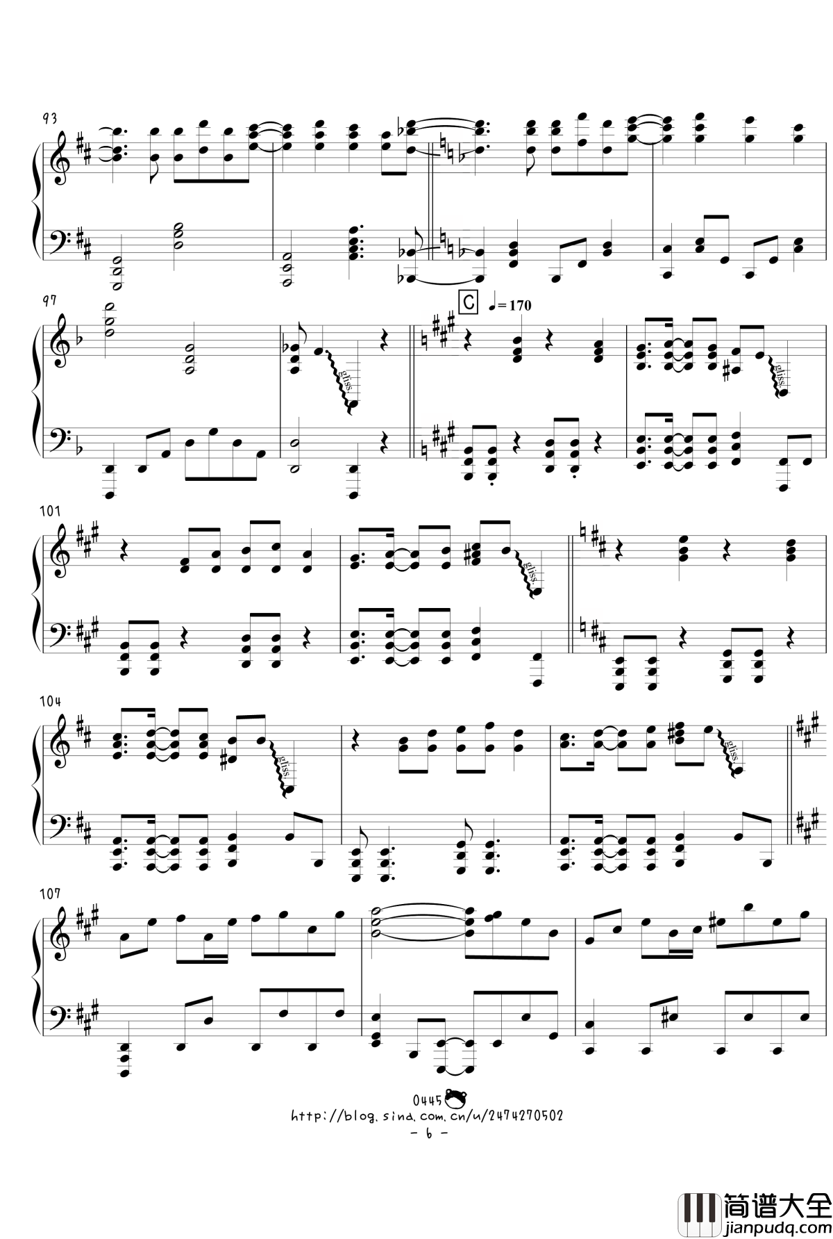 幻想游戏绀东方绀珠传组曲连弹钢琴谱_触手猴_东方project