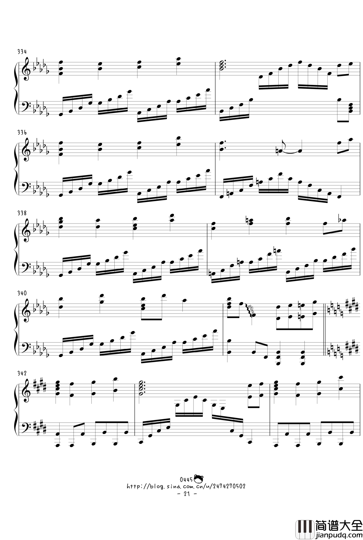 幻想游戏绀东方绀珠传组曲连弹钢琴谱_触手猴_东方project