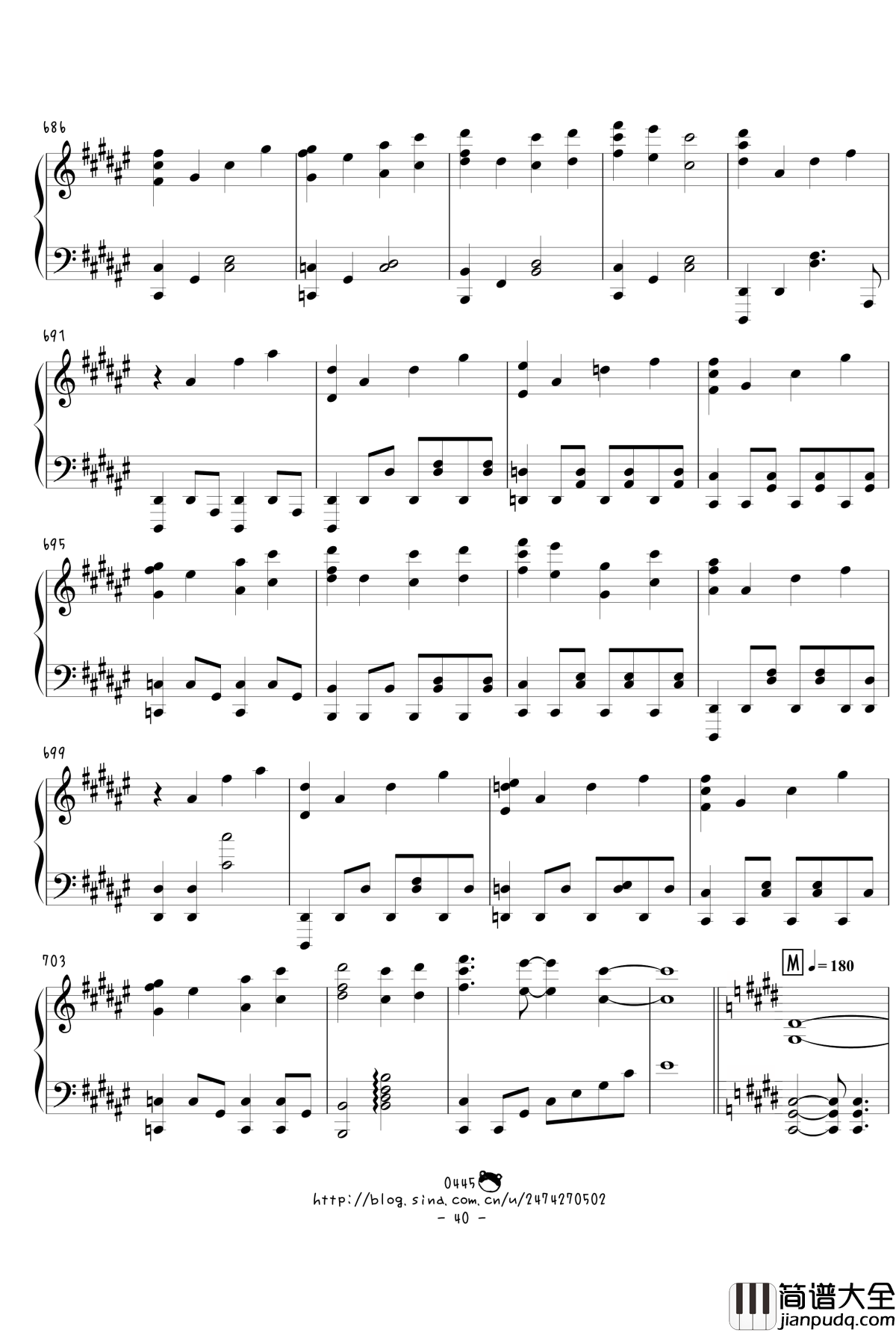 幻想游戏绀东方绀珠传组曲连弹钢琴谱_触手猴_东方project