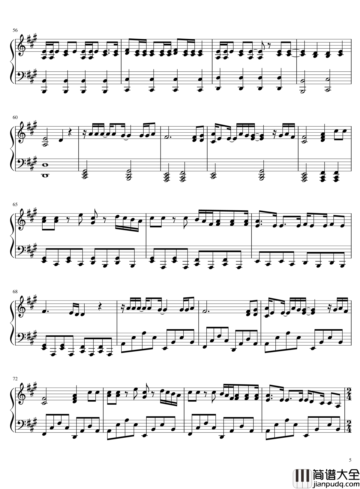 Someone_Like_You钢琴谱_Adele_Adkins