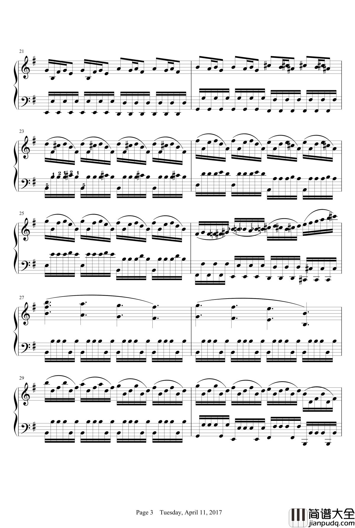 The_Bell_Carol钢琴谱_David_Hicken