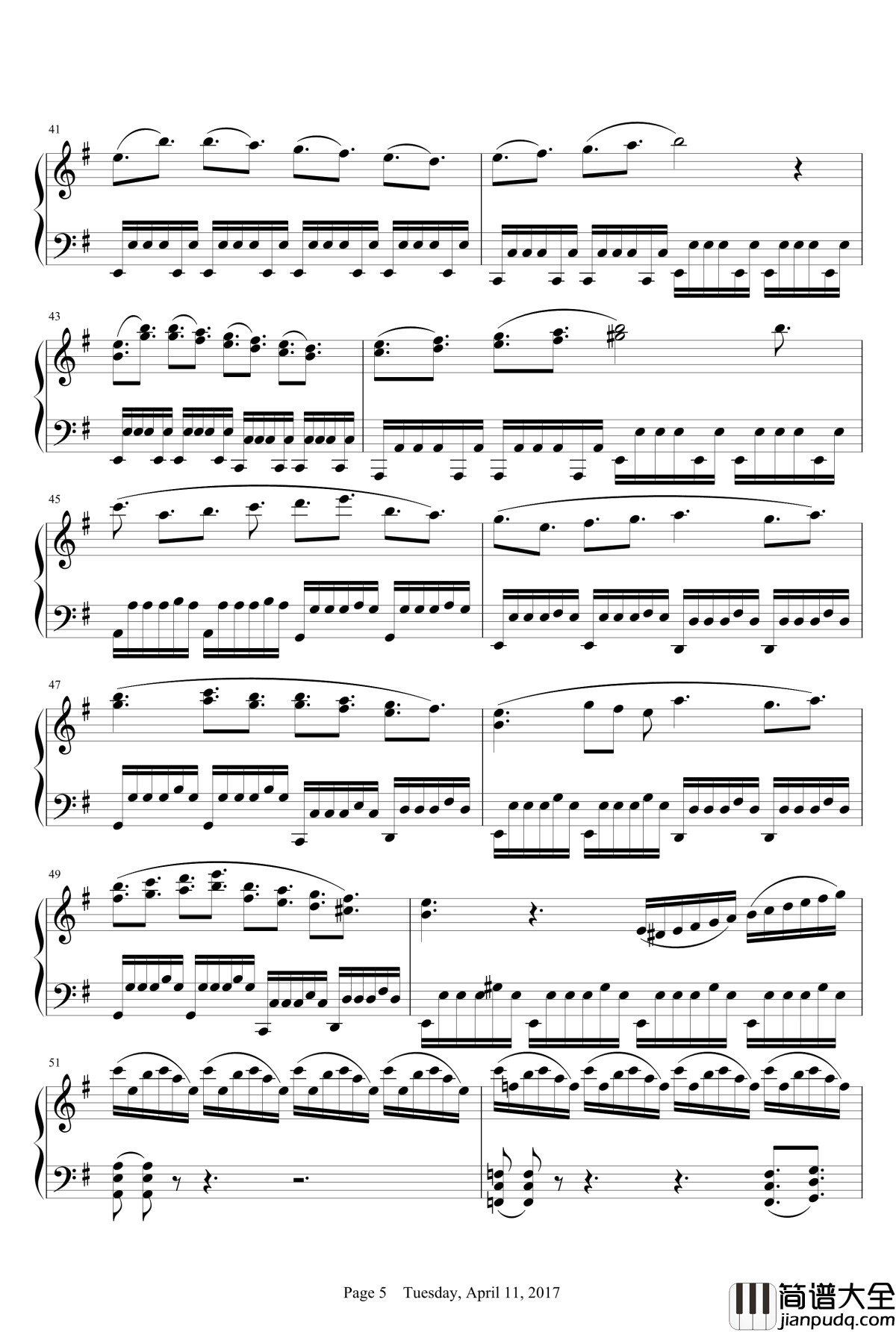 The_Bell_Carol钢琴谱_David_Hicken