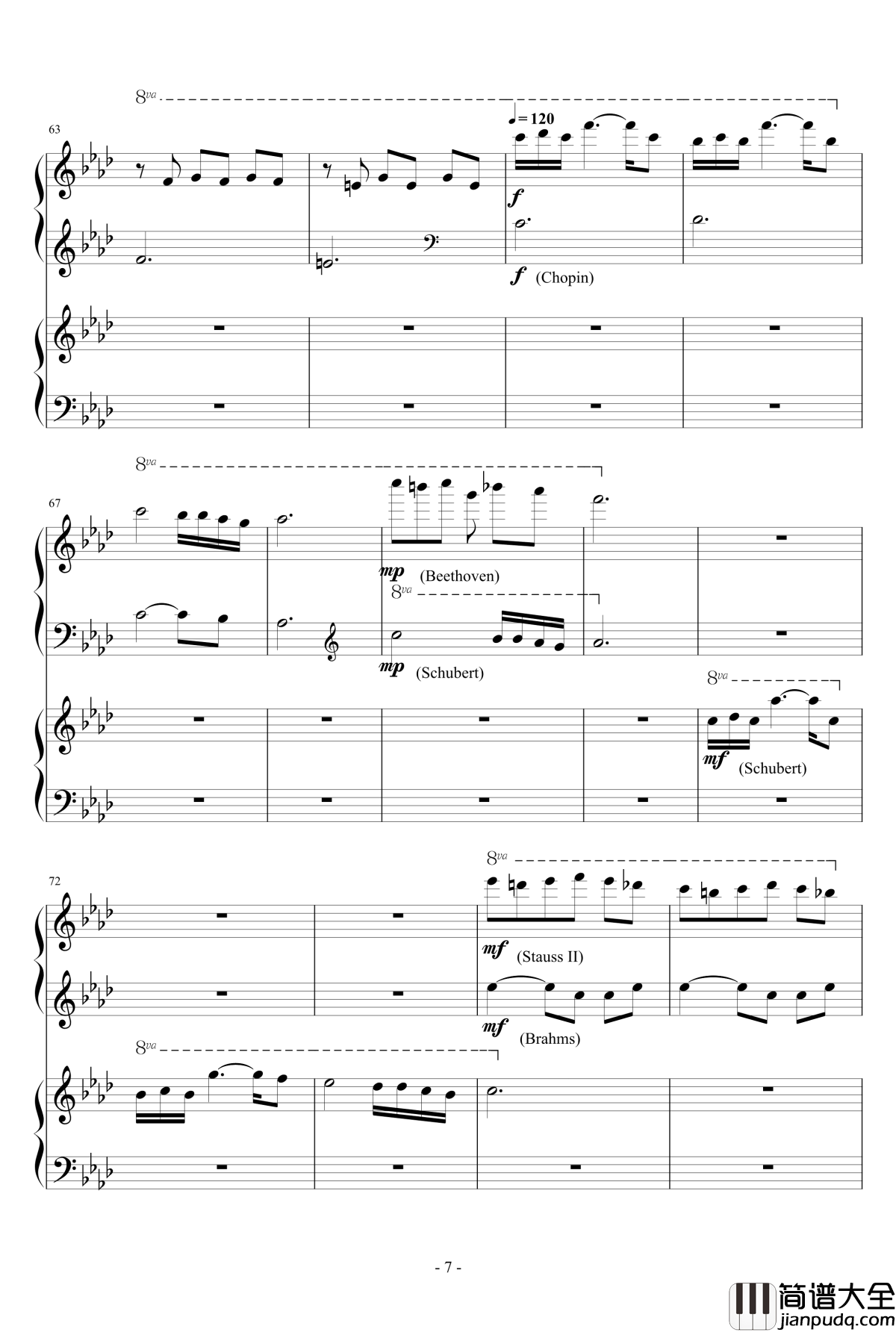 Fusion_For_Two_Pianos钢琴谱_Grant_Woolard