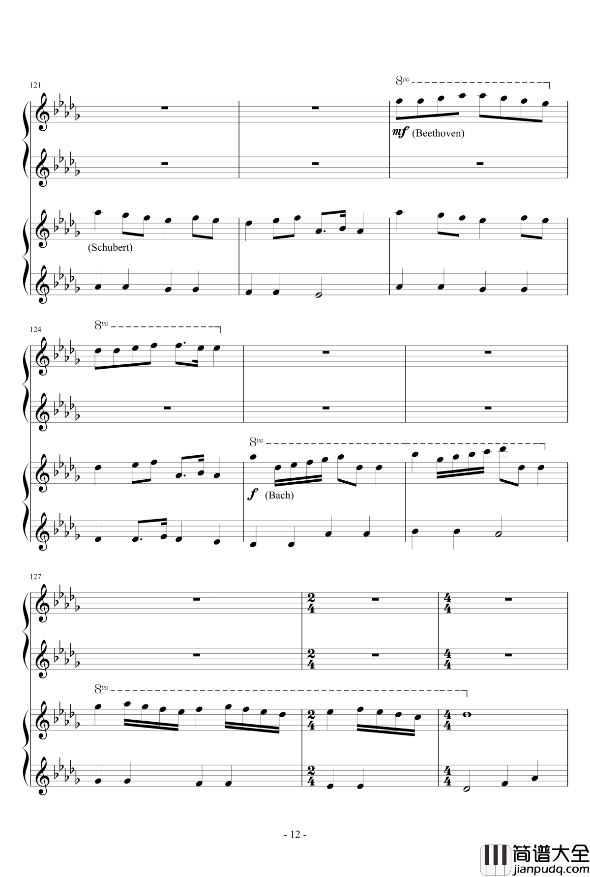 Fusion_For_Two_Pianos钢琴谱_Grant_Woolard