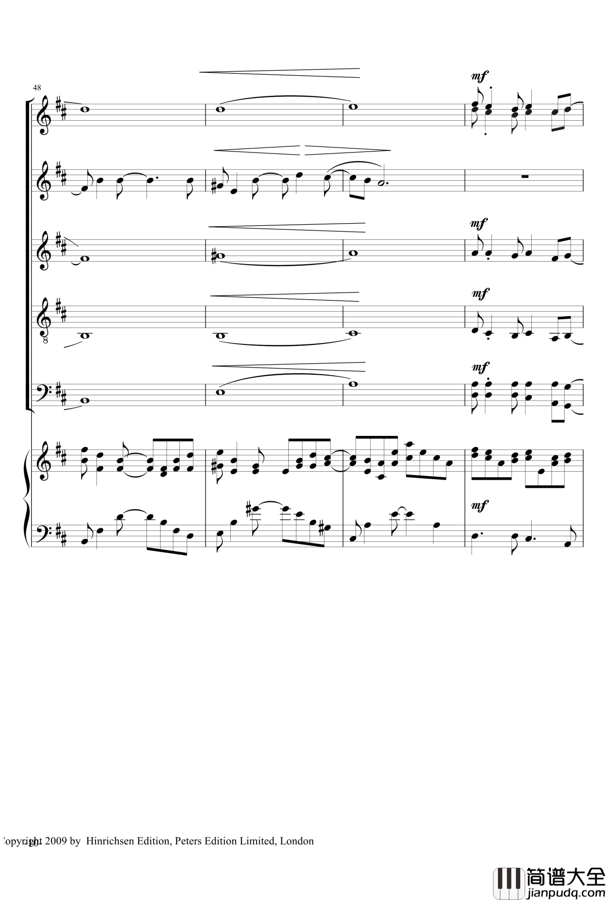 VIVA_LA_MUSICA钢琴谱_合唱_Sandra_Milliken