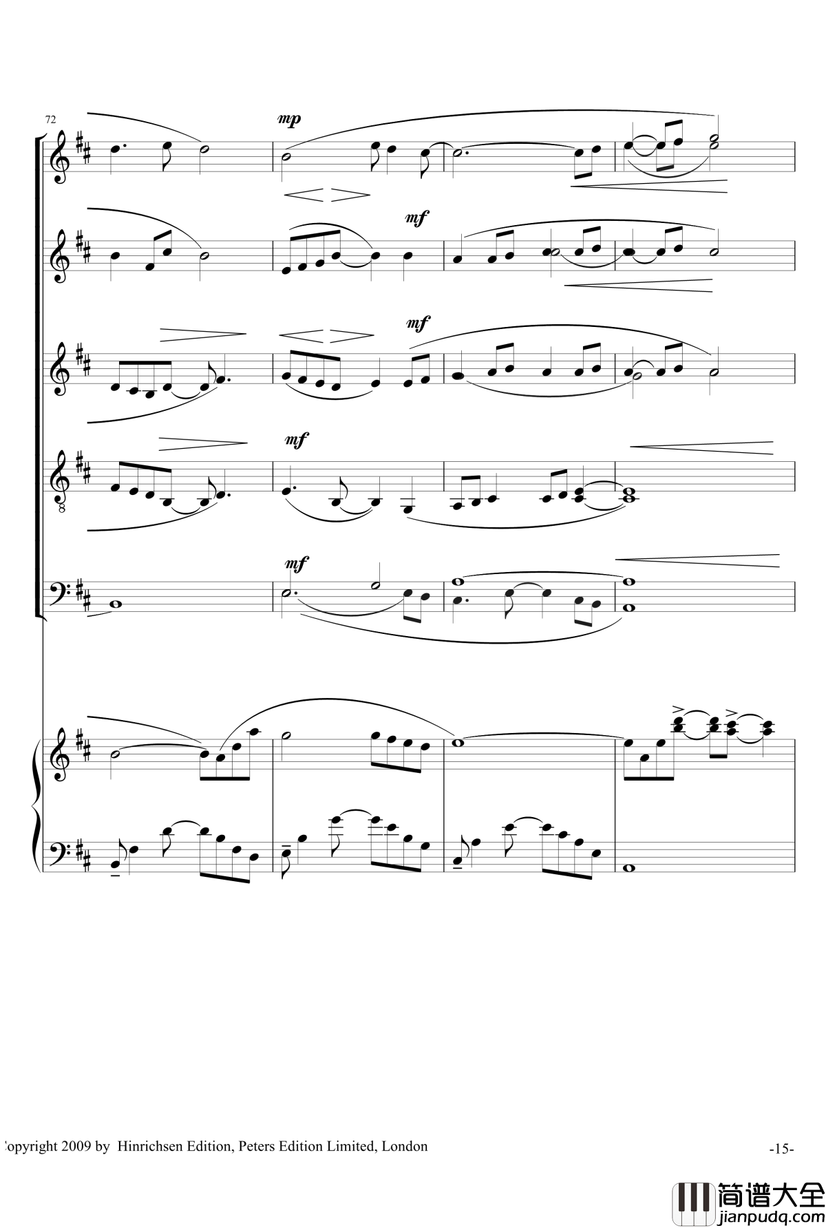 VIVA_LA_MUSICA钢琴谱_合唱_Sandra_Milliken