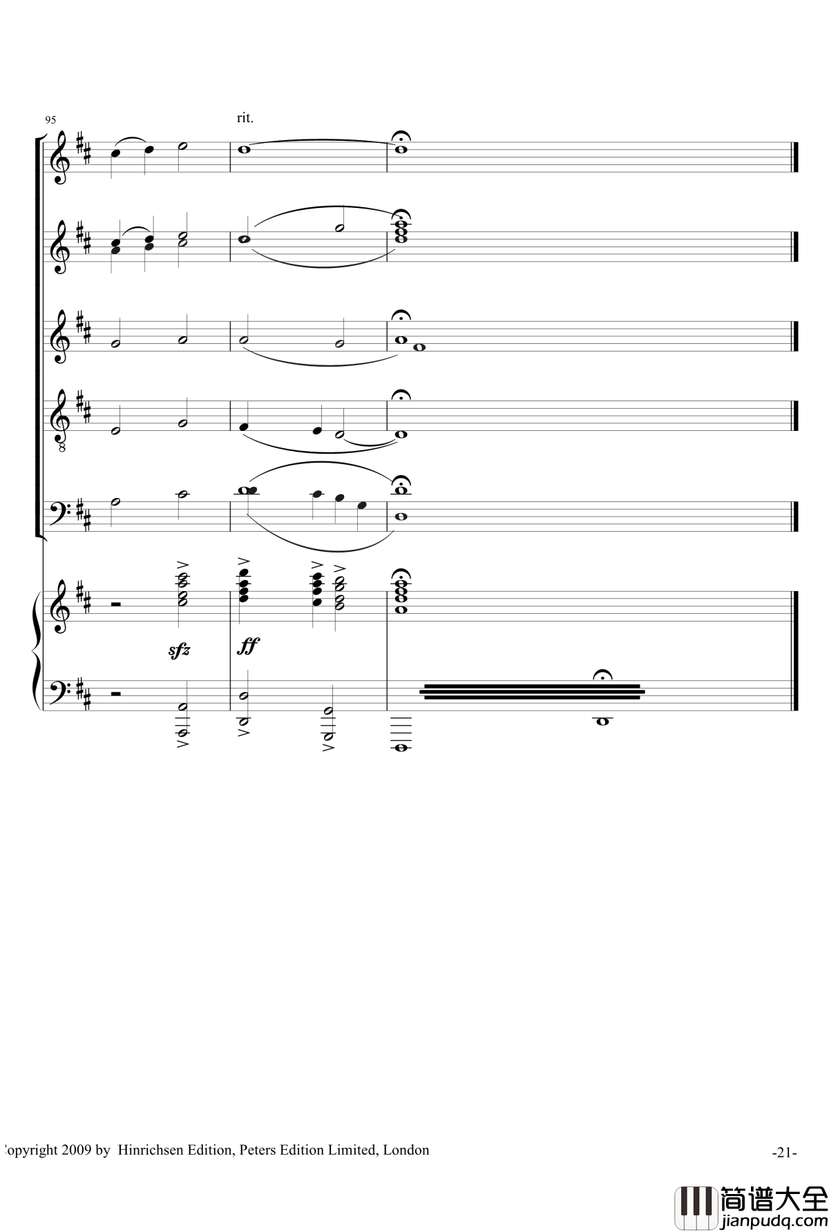 VIVA_LA_MUSICA钢琴谱_合唱_Sandra_Milliken