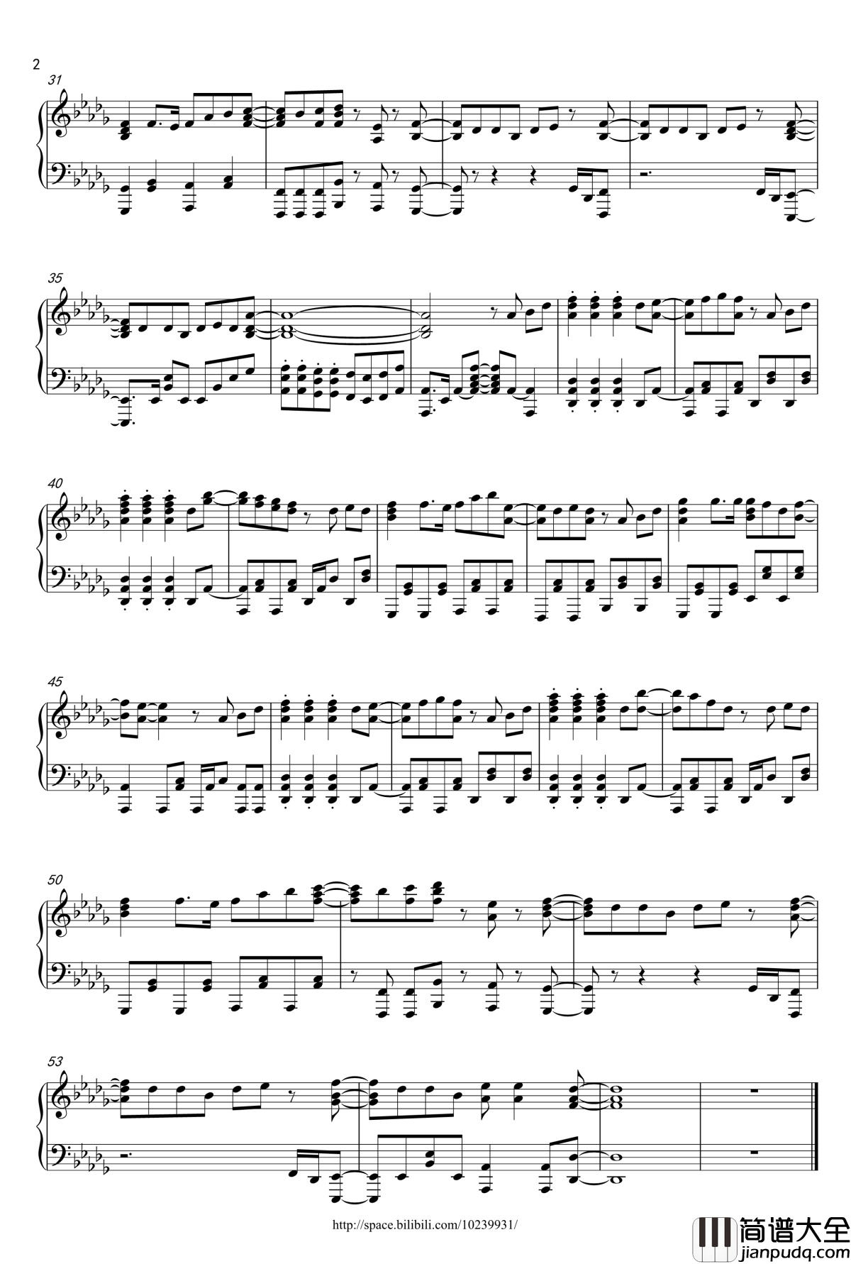 Purplepink钢琴谱_泠鸢yousa