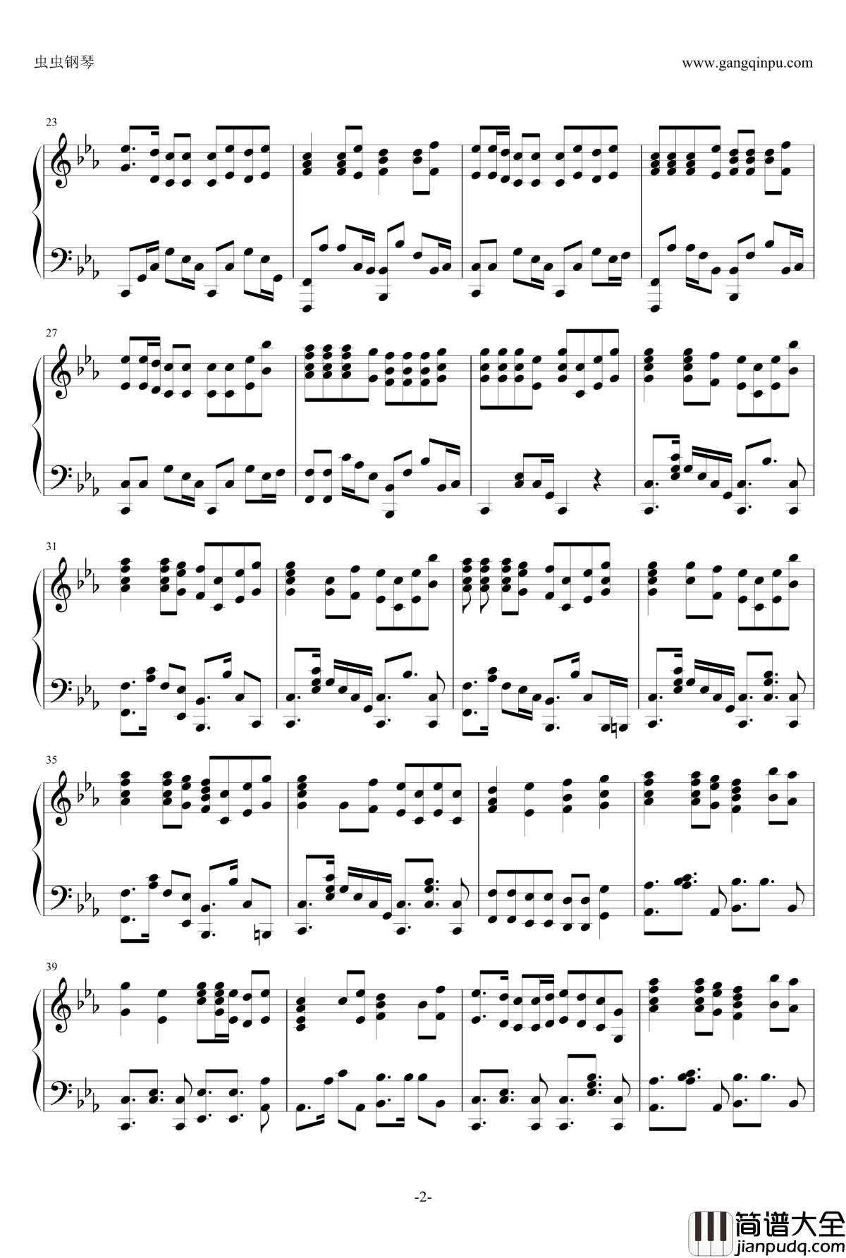 Hymm_for_the_weekend钢琴谱_coldplay