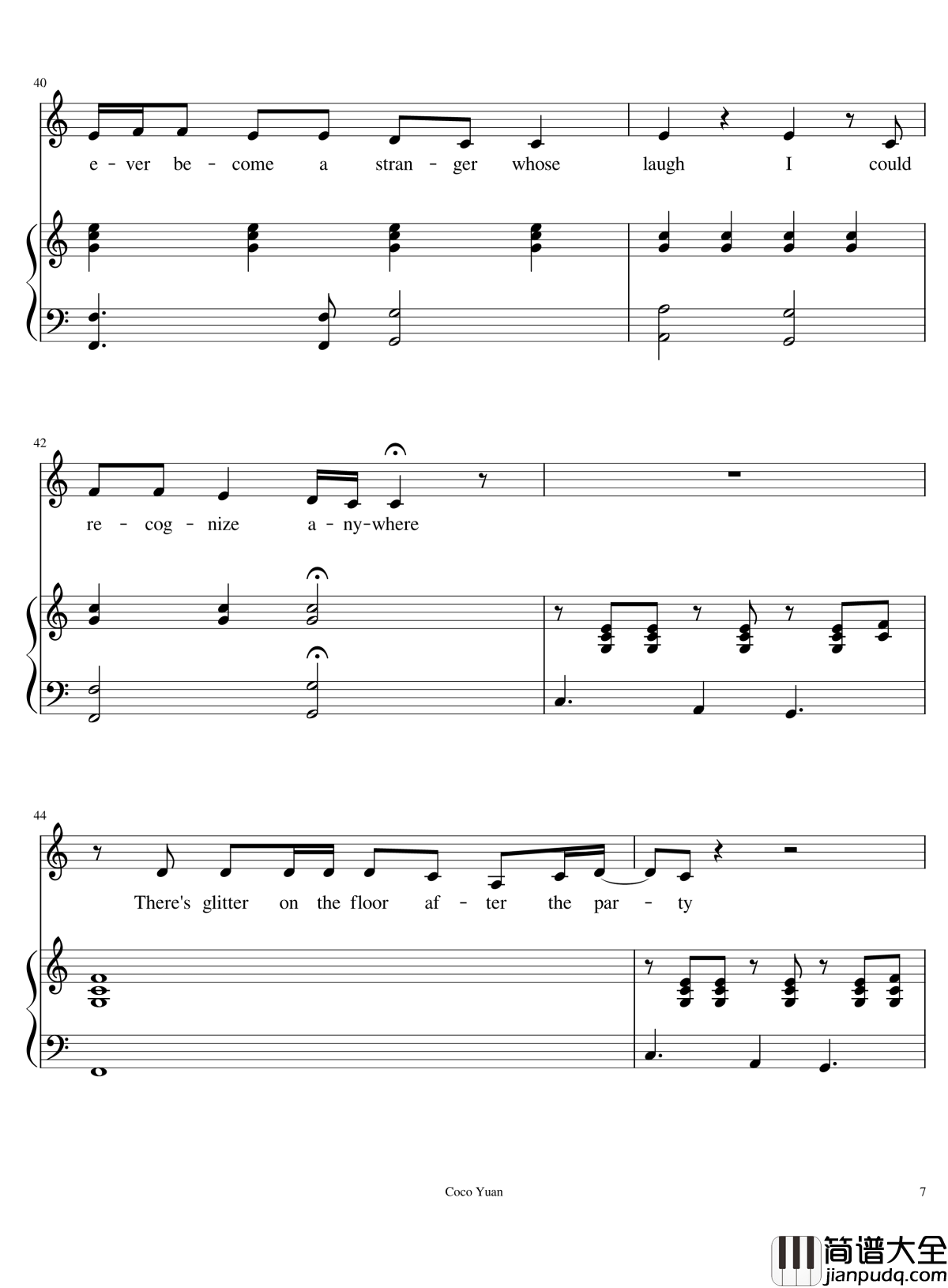 New_Year_s_Day钢琴谱=弹唱谱_Taylor_Swift