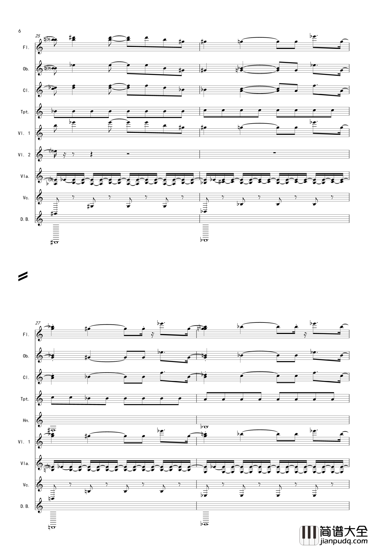 奏鸣曲之交响第14首Ⅲ钢琴谱_贝多芬_beethoven