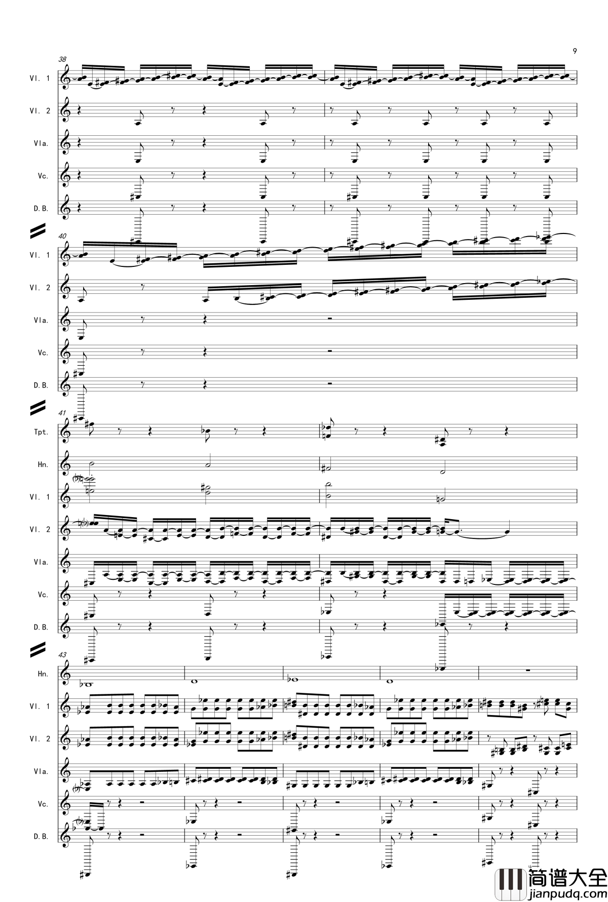 奏鸣曲之交响第14首Ⅲ钢琴谱_贝多芬_beethoven