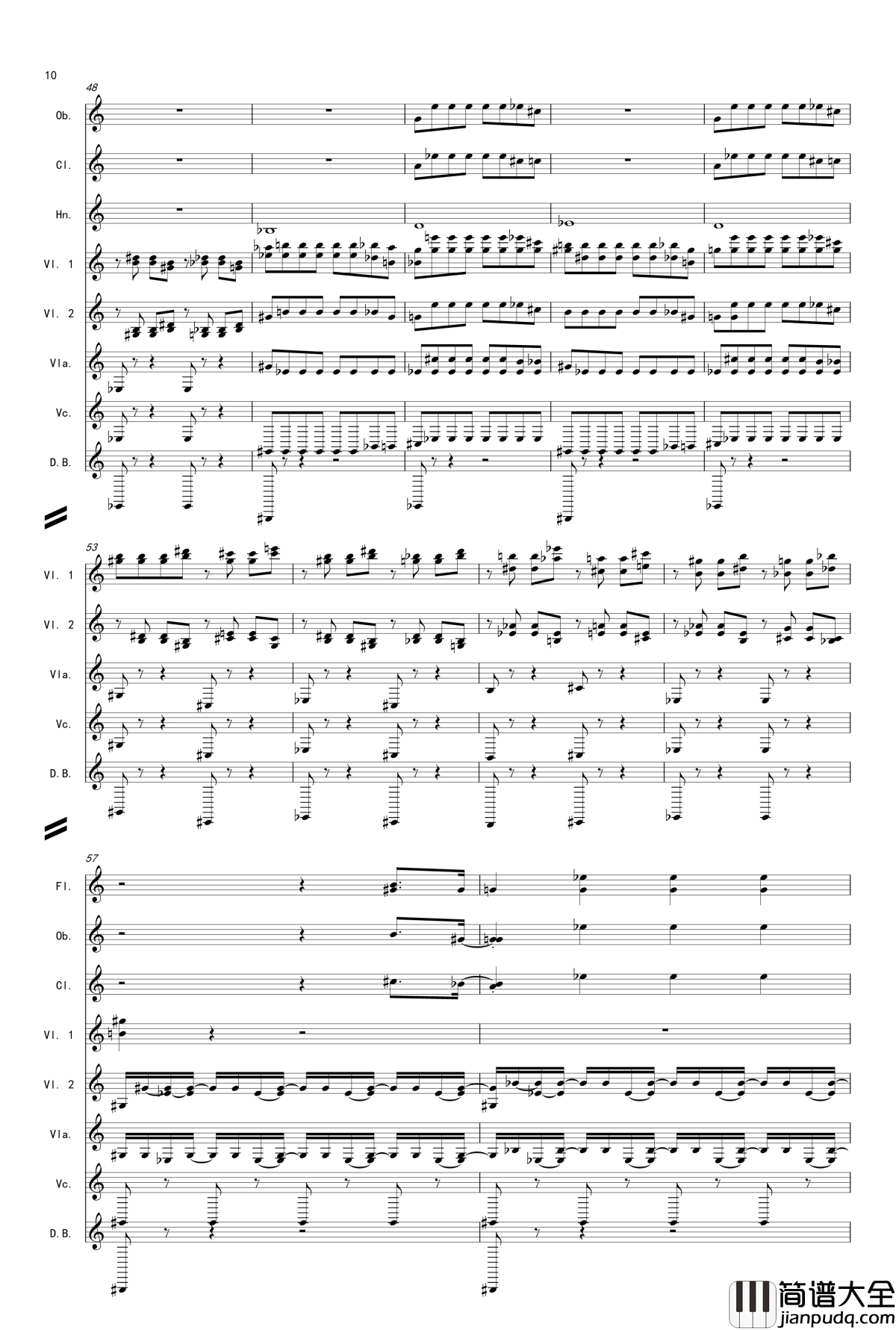 奏鸣曲之交响第14首Ⅲ钢琴谱_贝多芬_beethoven