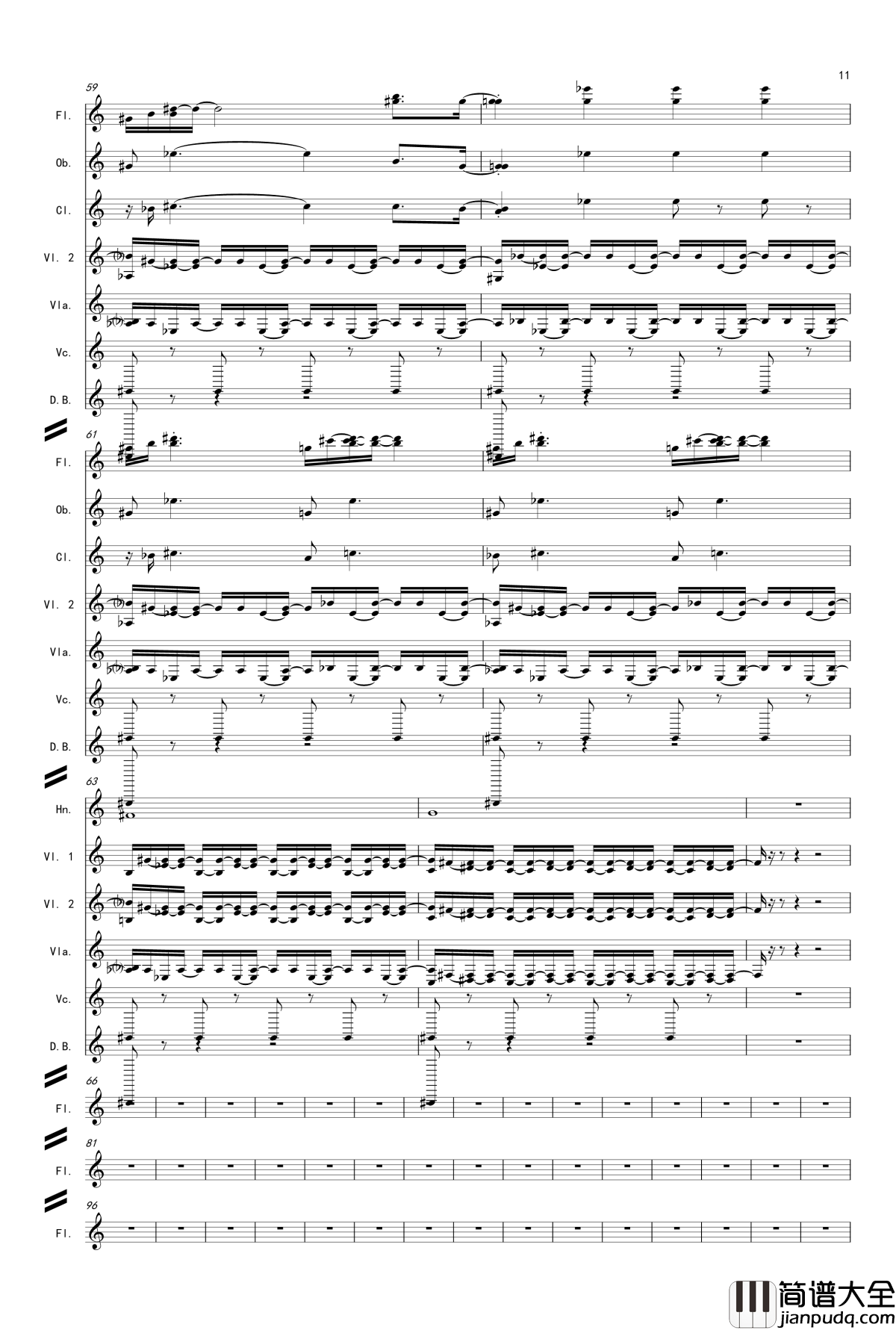 奏鸣曲之交响第14首Ⅲ钢琴谱_贝多芬_beethoven