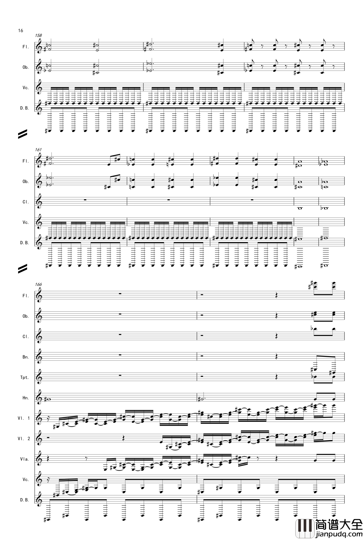 奏鸣曲之交响第14首Ⅲ钢琴谱_贝多芬_beethoven