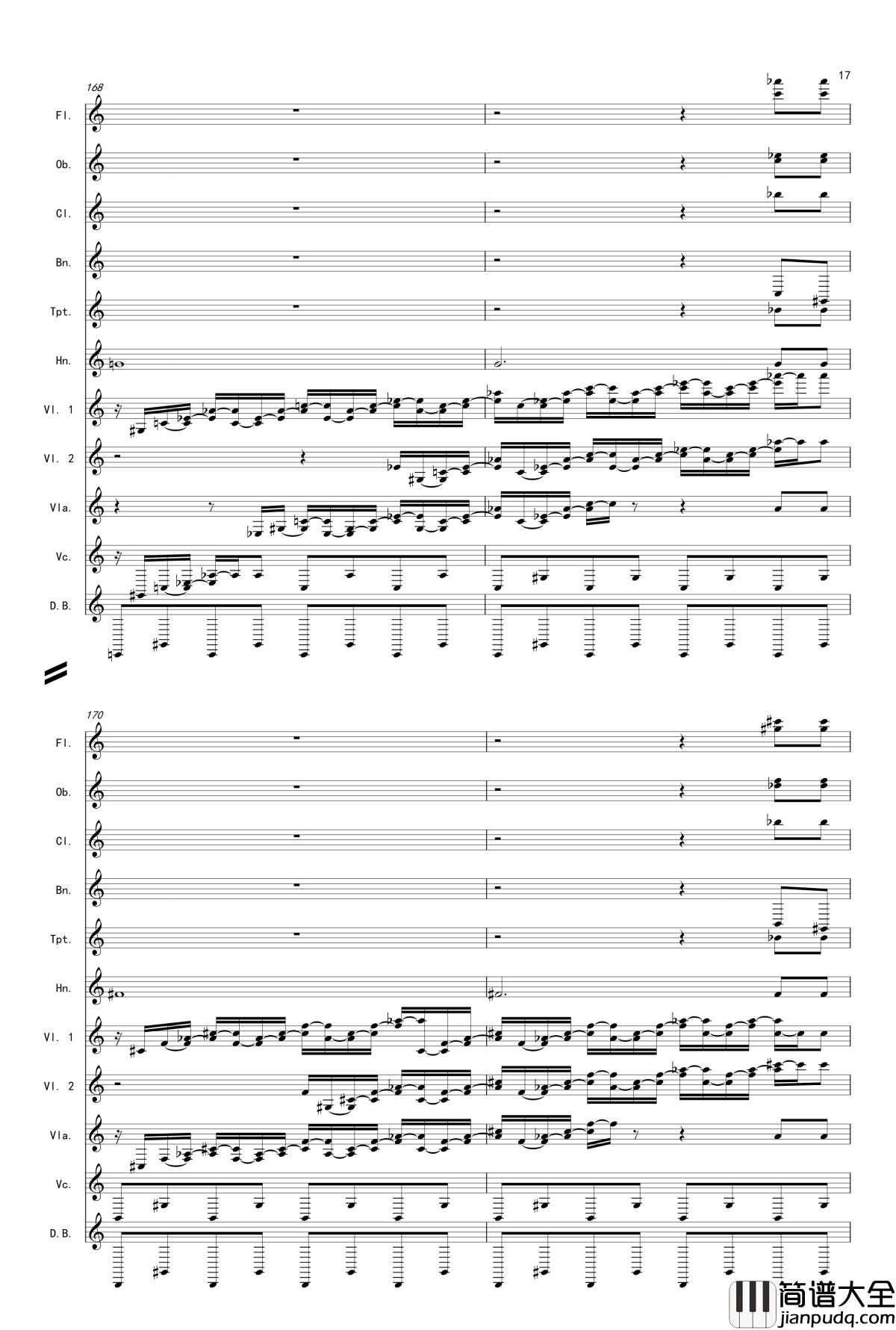 奏鸣曲之交响第14首Ⅲ钢琴谱_贝多芬_beethoven