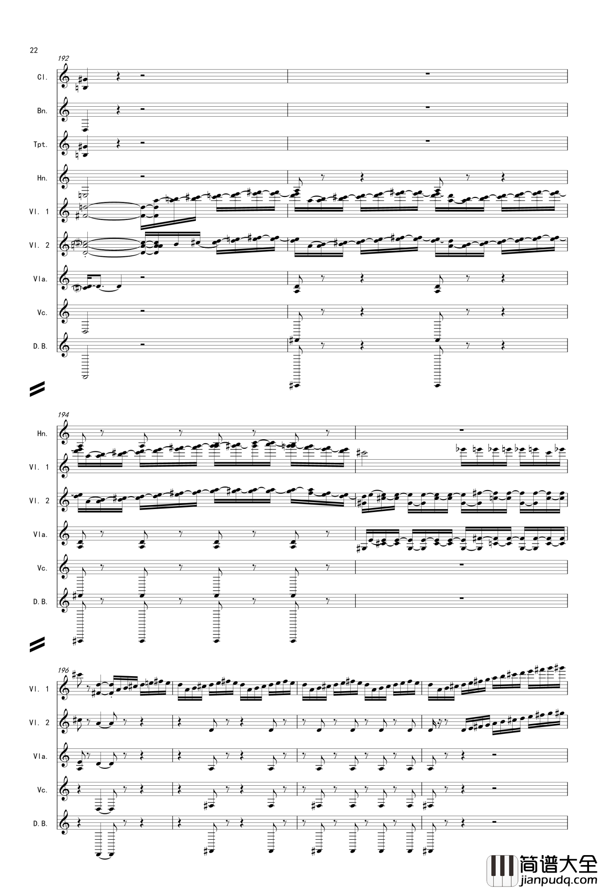 奏鸣曲之交响第14首Ⅲ钢琴谱_贝多芬_beethoven