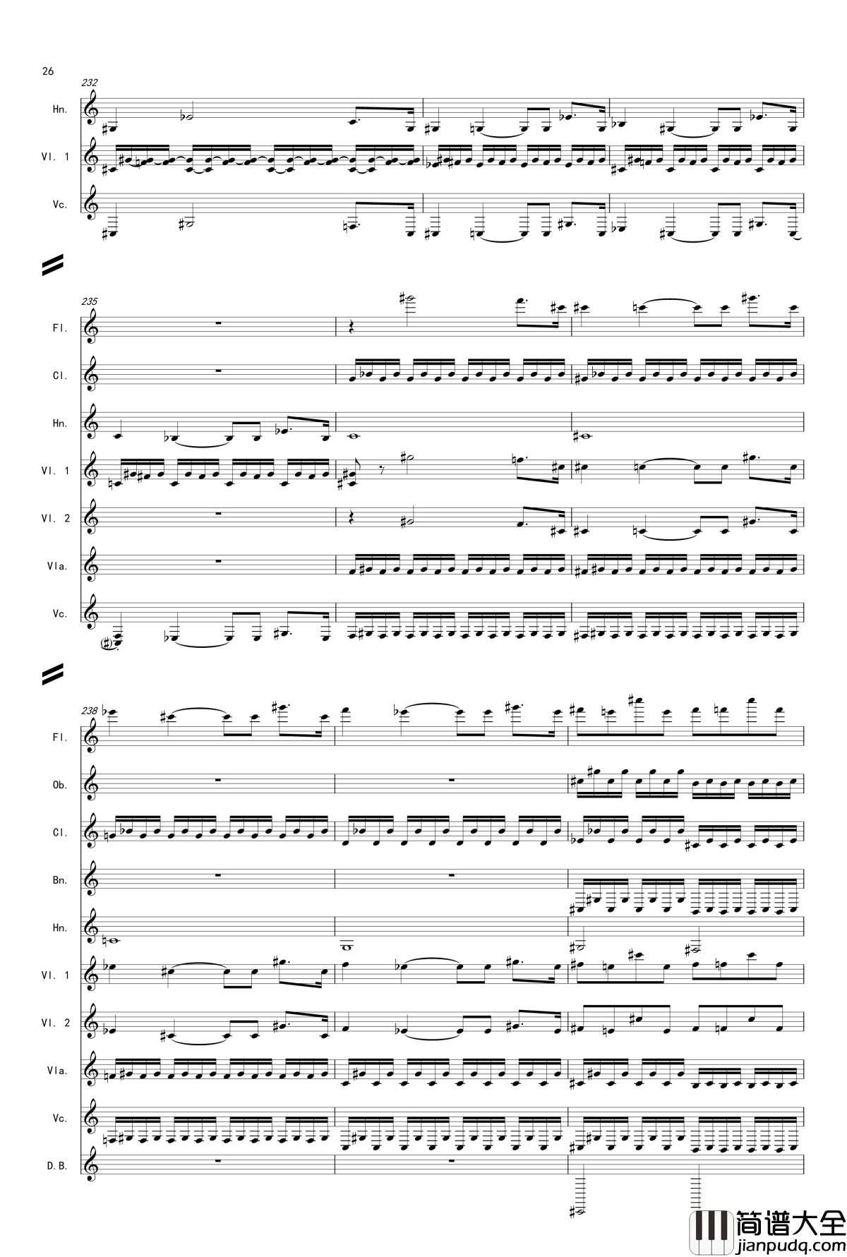 奏鸣曲之交响第14首Ⅲ钢琴谱_贝多芬_beethoven